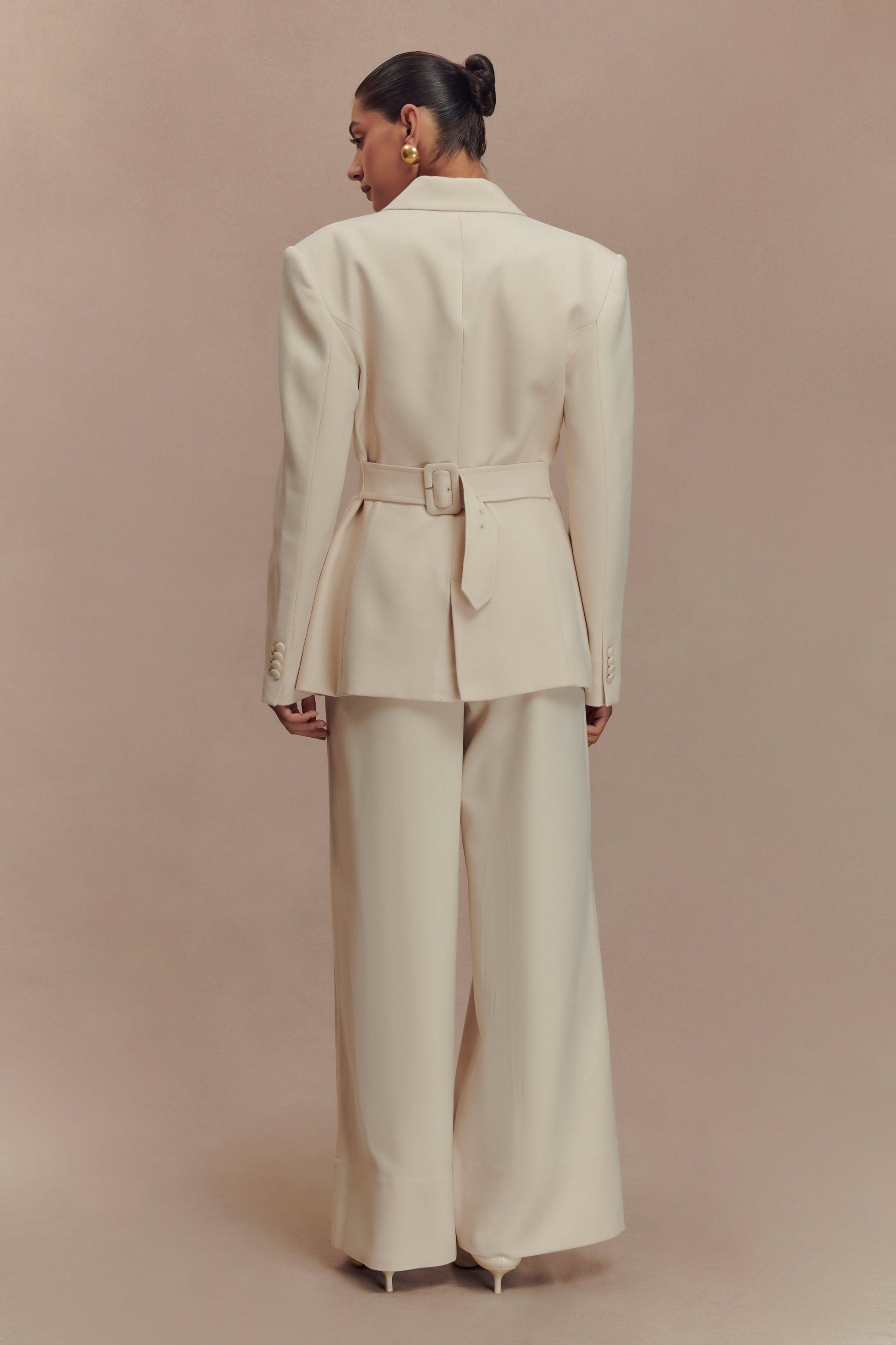 Bellamy Cinched Blazer - Buttermilk #2