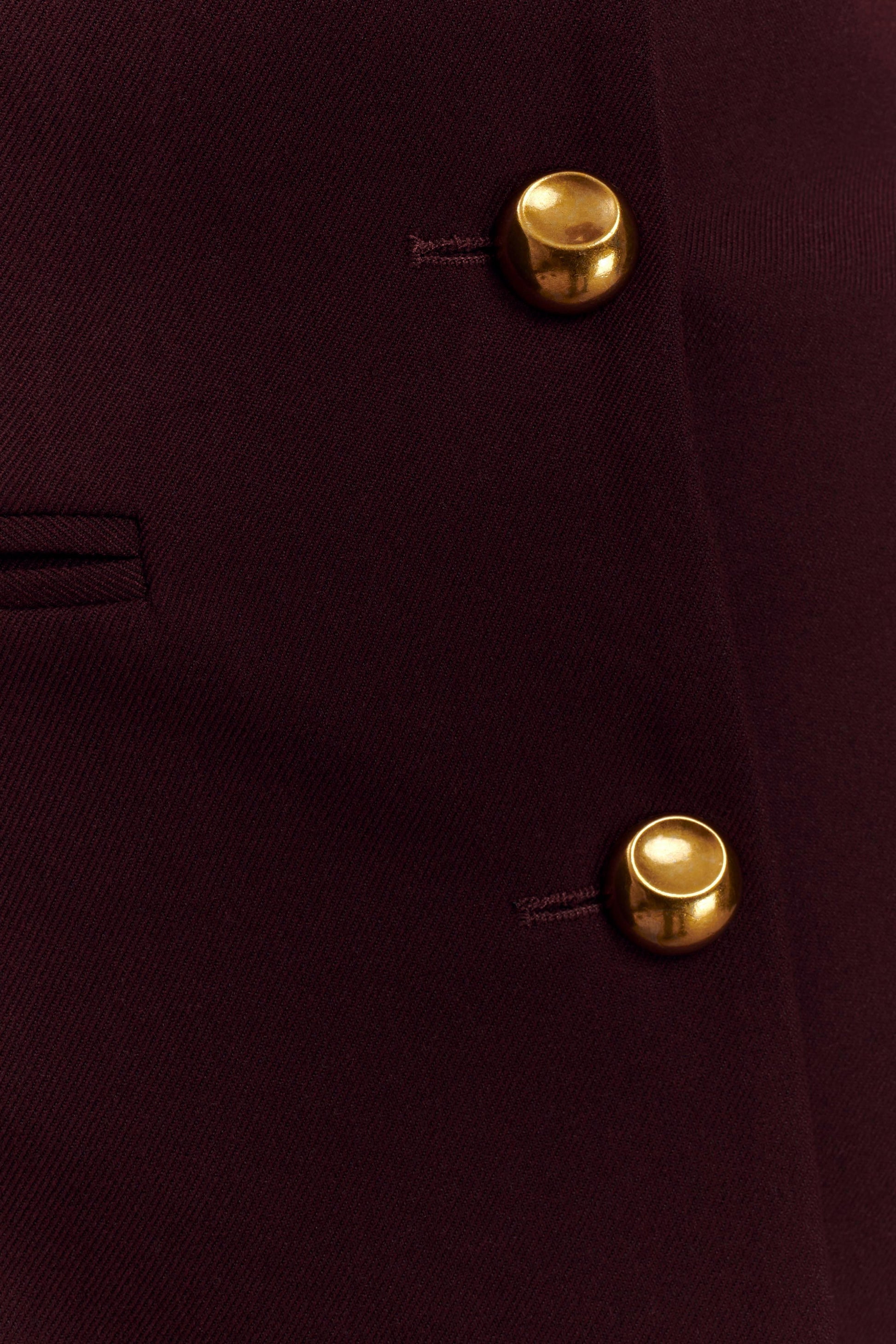 Bellamy Cinched Blazer - Mahogany #9