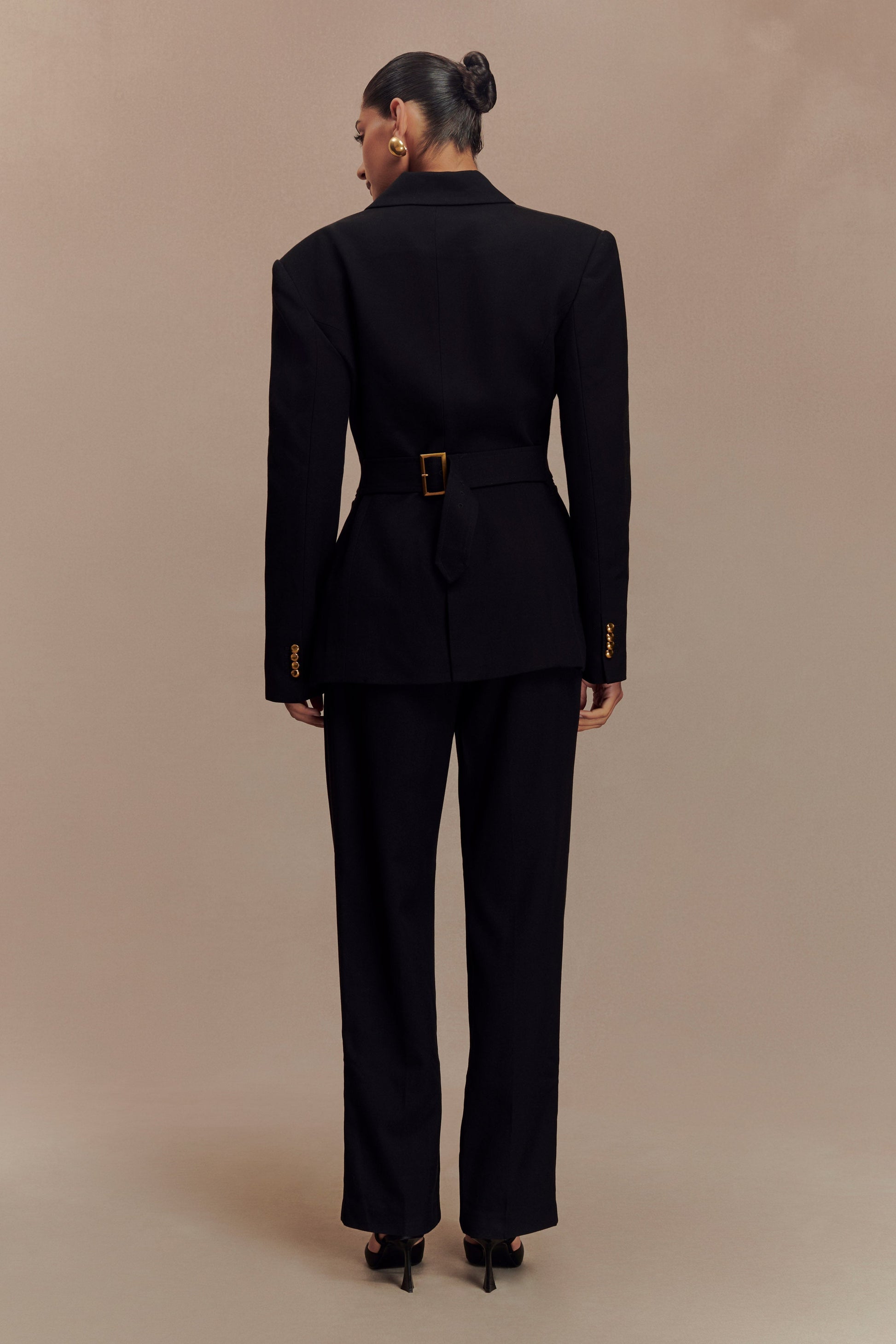 Bellamy Cinched Blazer - Black #8