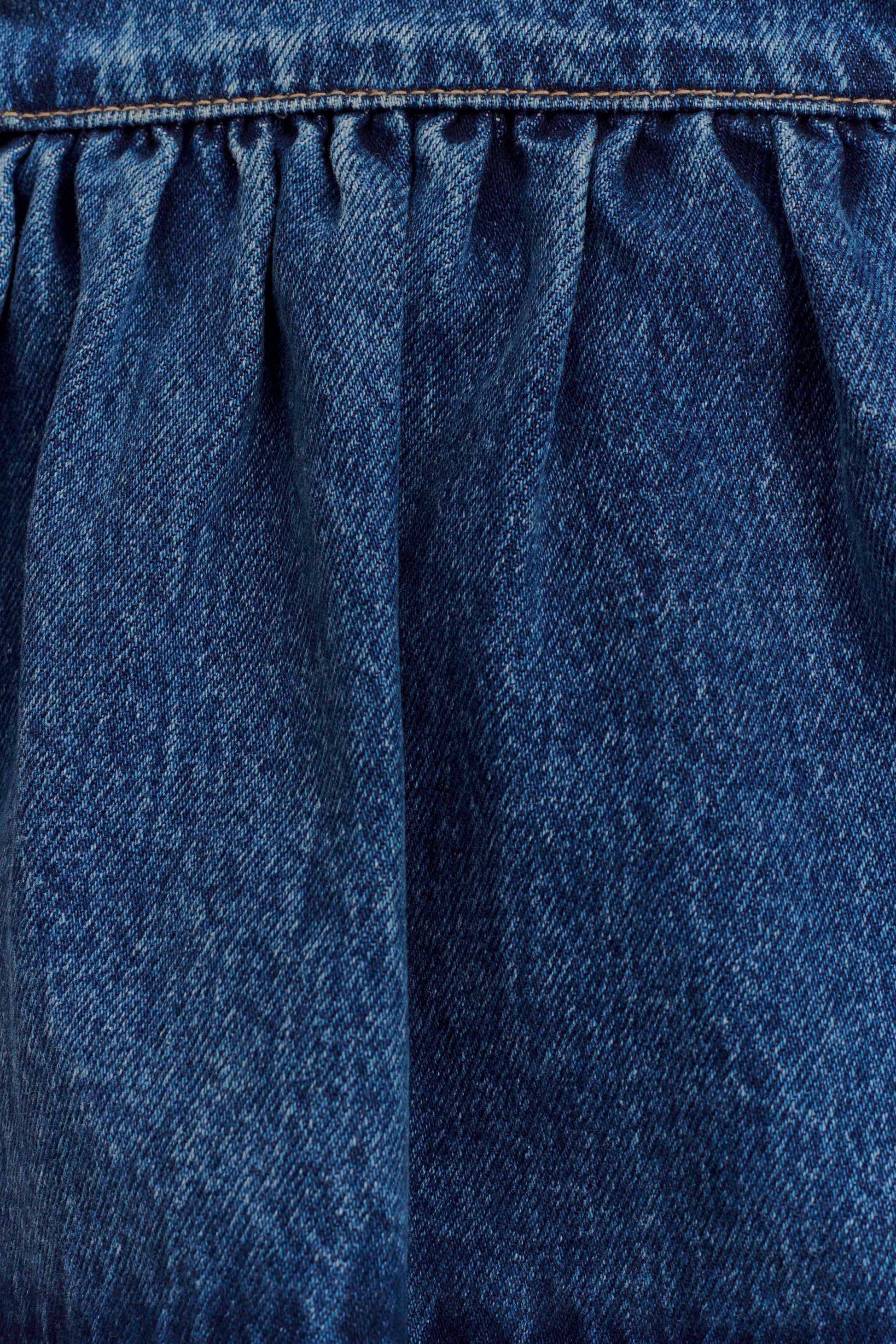 Pauline Strapless Denim Top - 90'S Blue #9