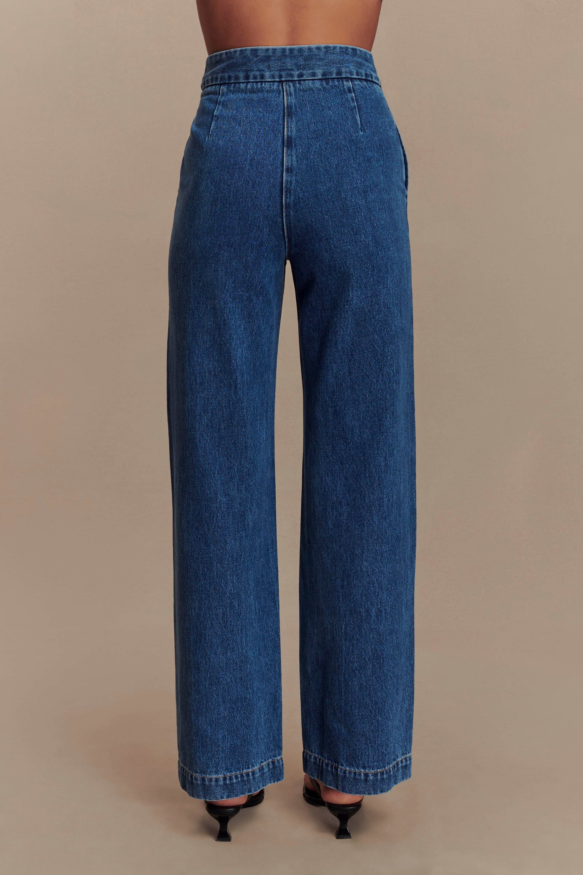 Rayne Wide Leg Denim Jeans - 90'S Blue #2