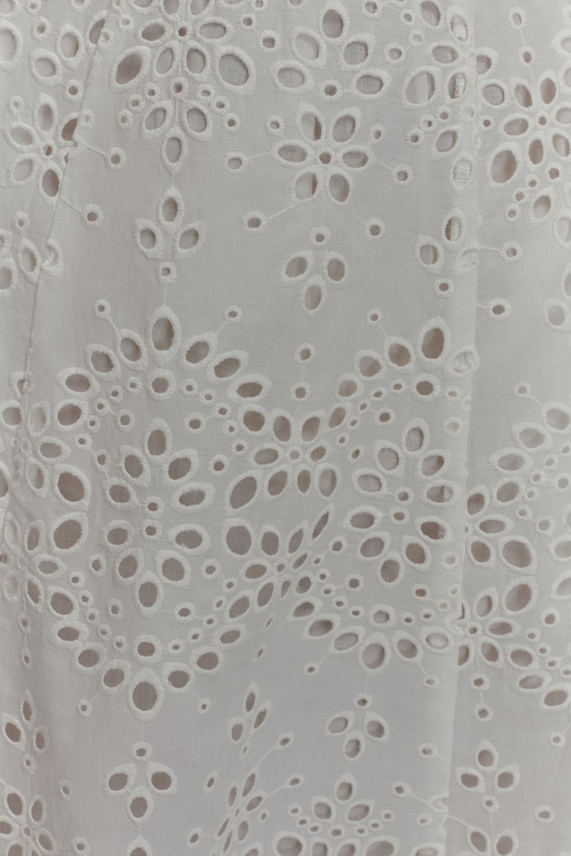 Arla Broderie Midi Skirt - White #5