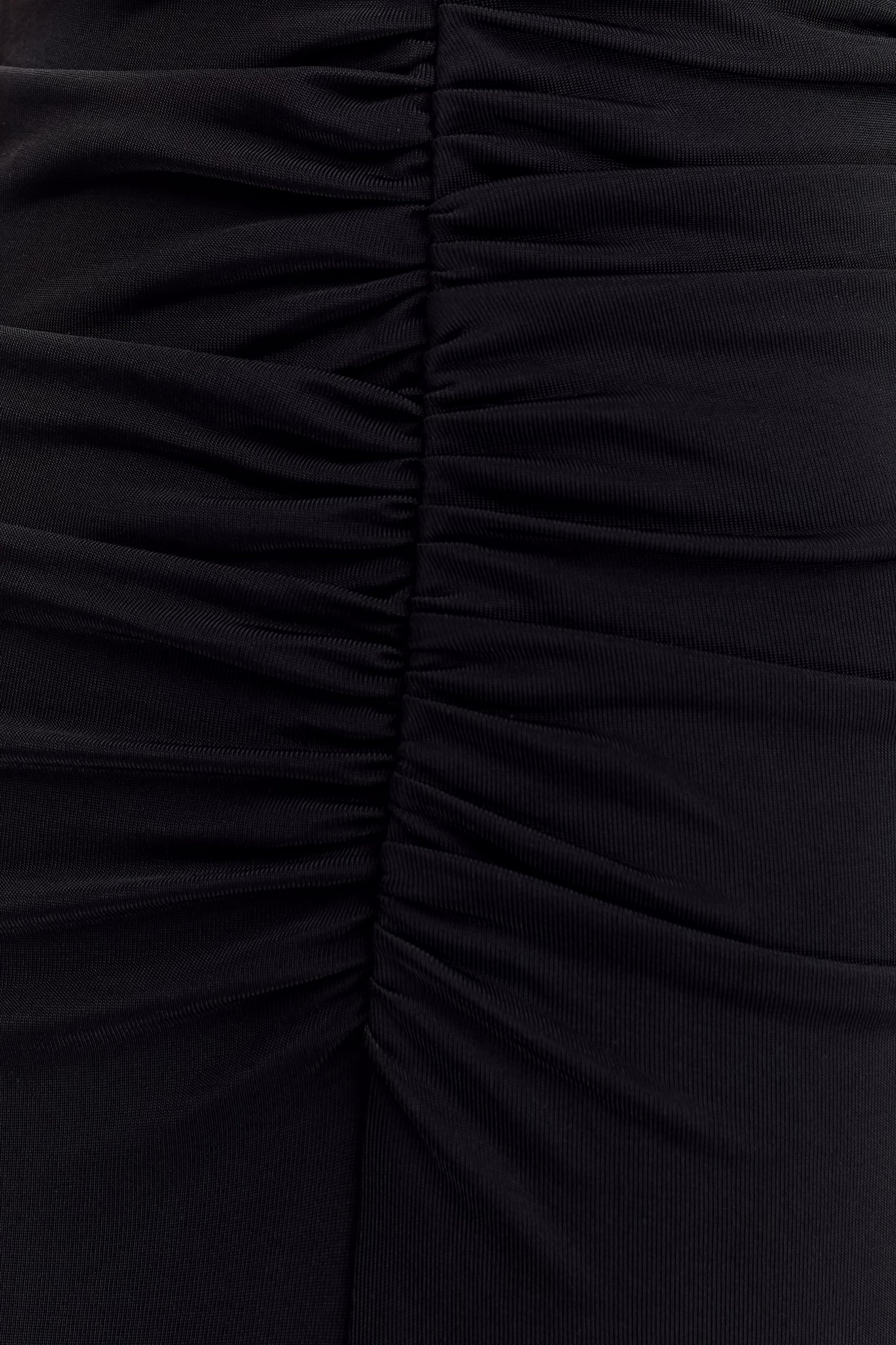 Vienna Slinky Cut Out Maxi Dress - Black #8