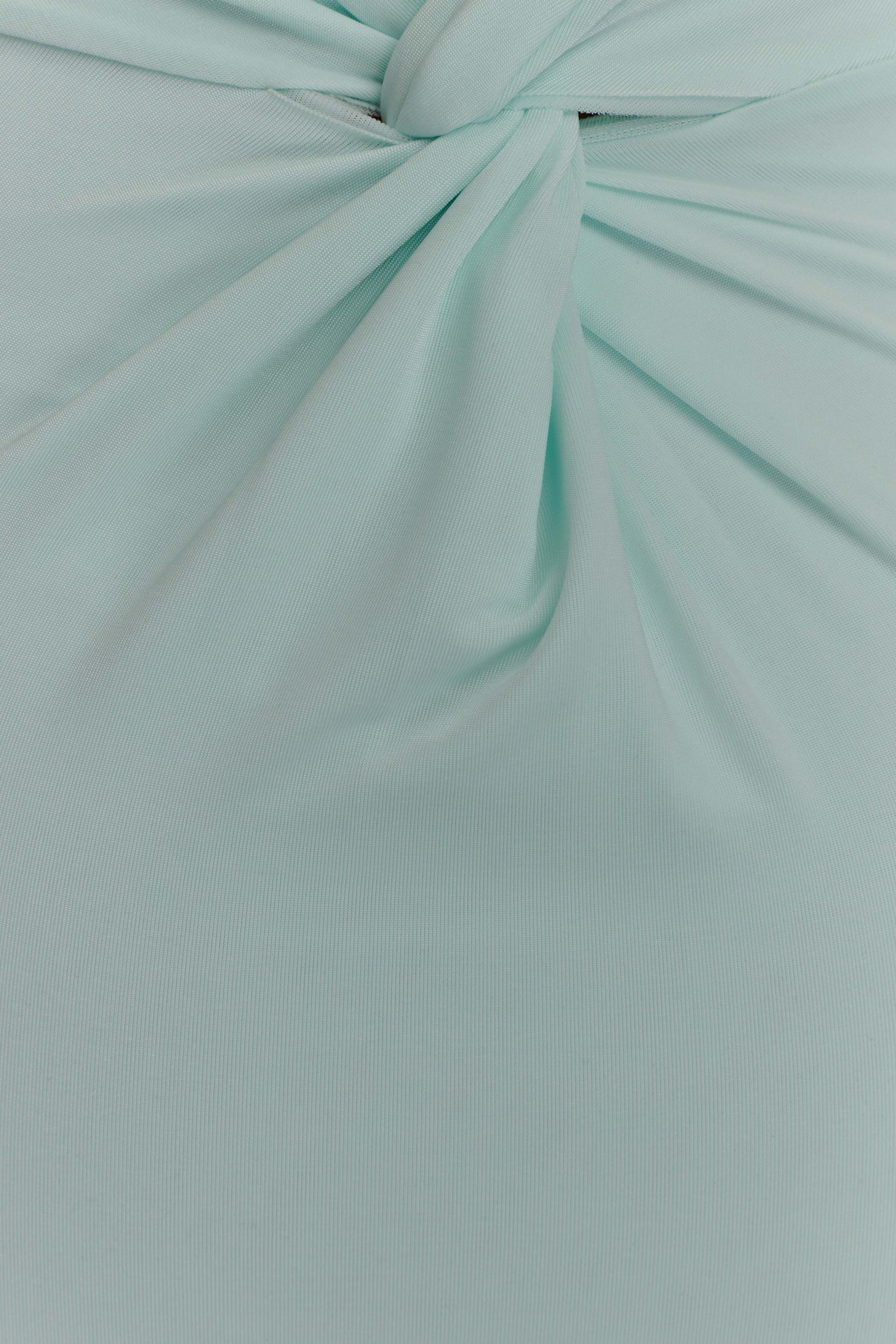 Elyna Slinky Halter Maxi Dress - Lagoon #7