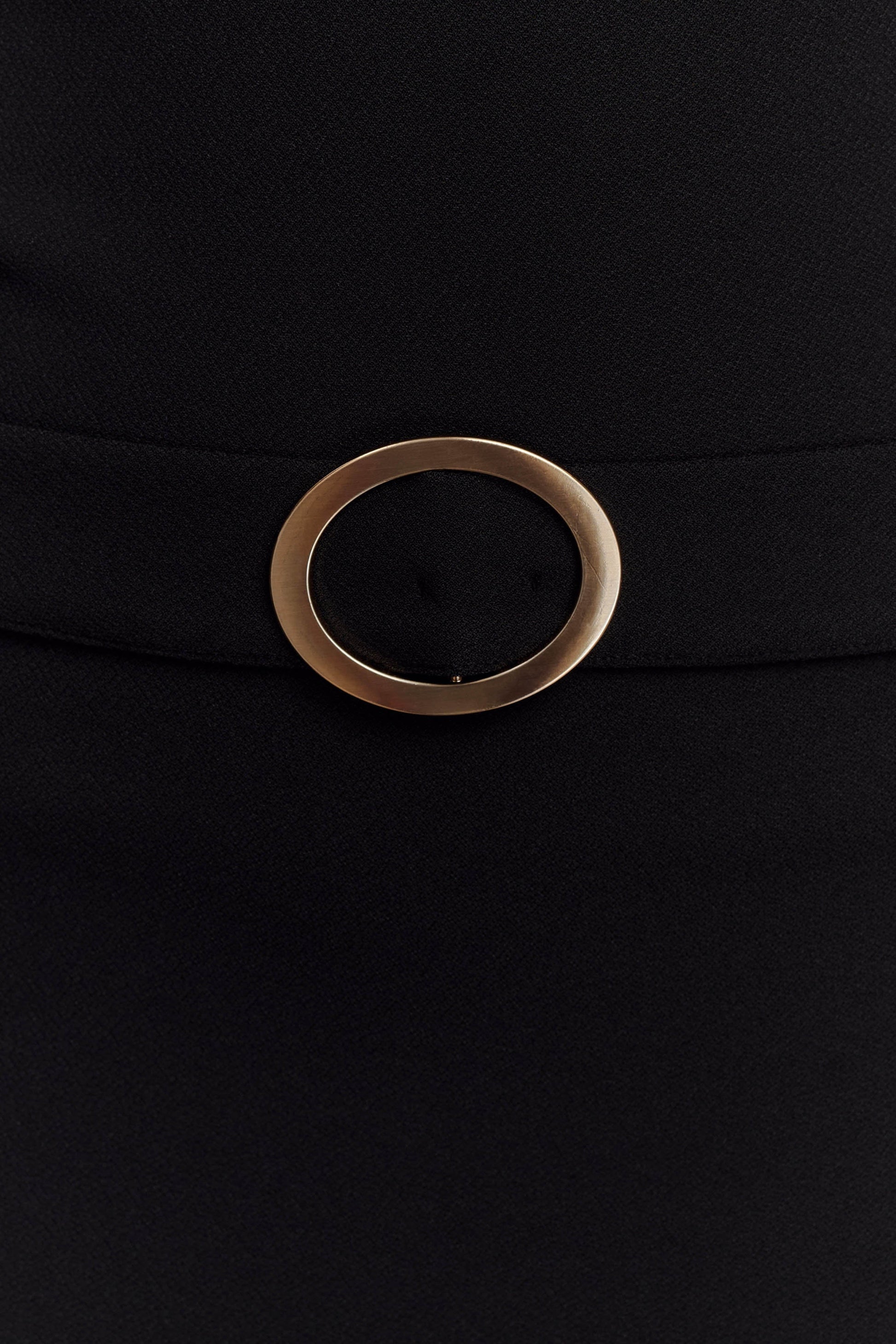 Scheana Stretch Crepe Mini Dress - Black #9