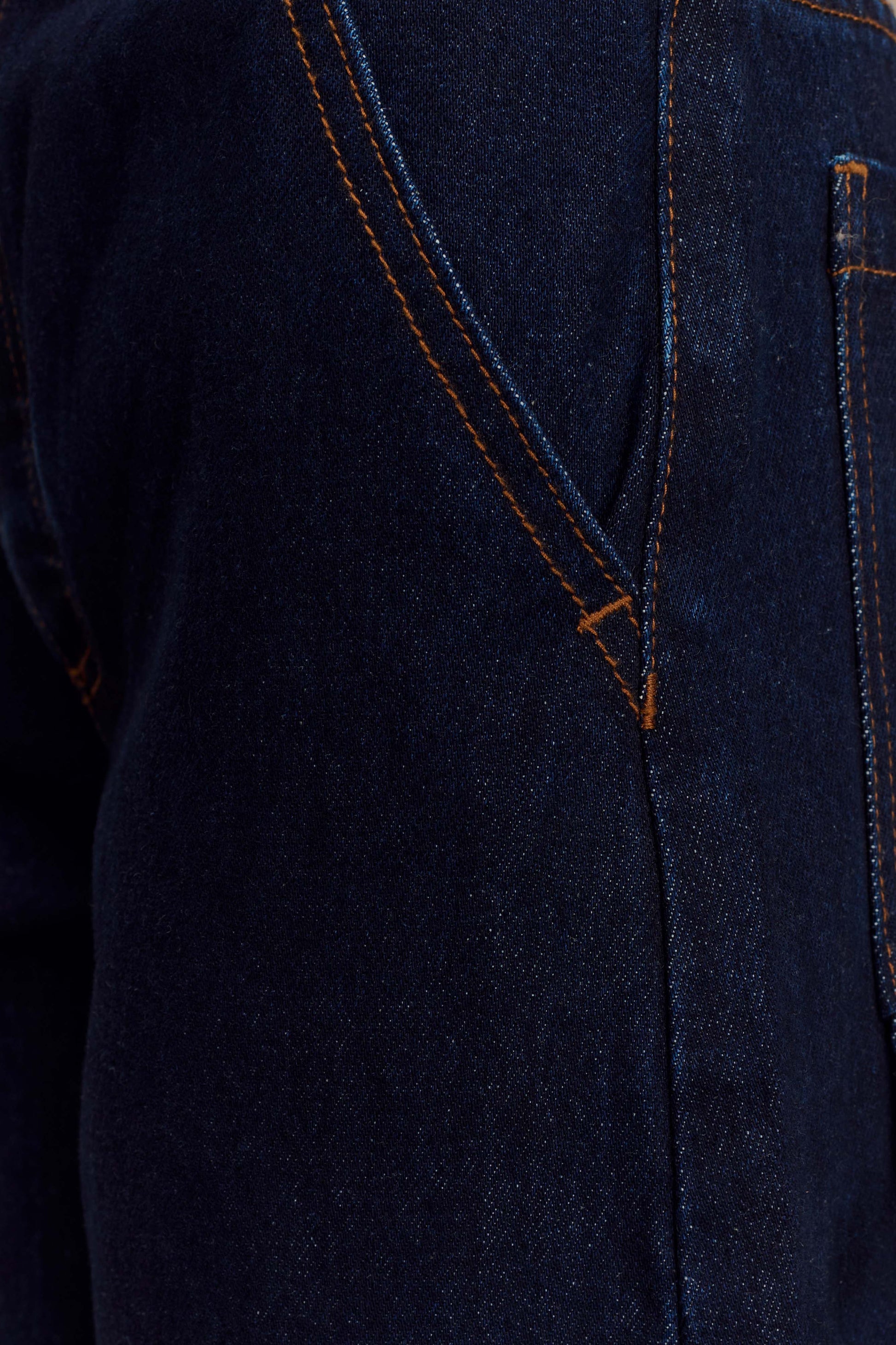 Renata Barrel Denim Jeans - Indigo Blue #7