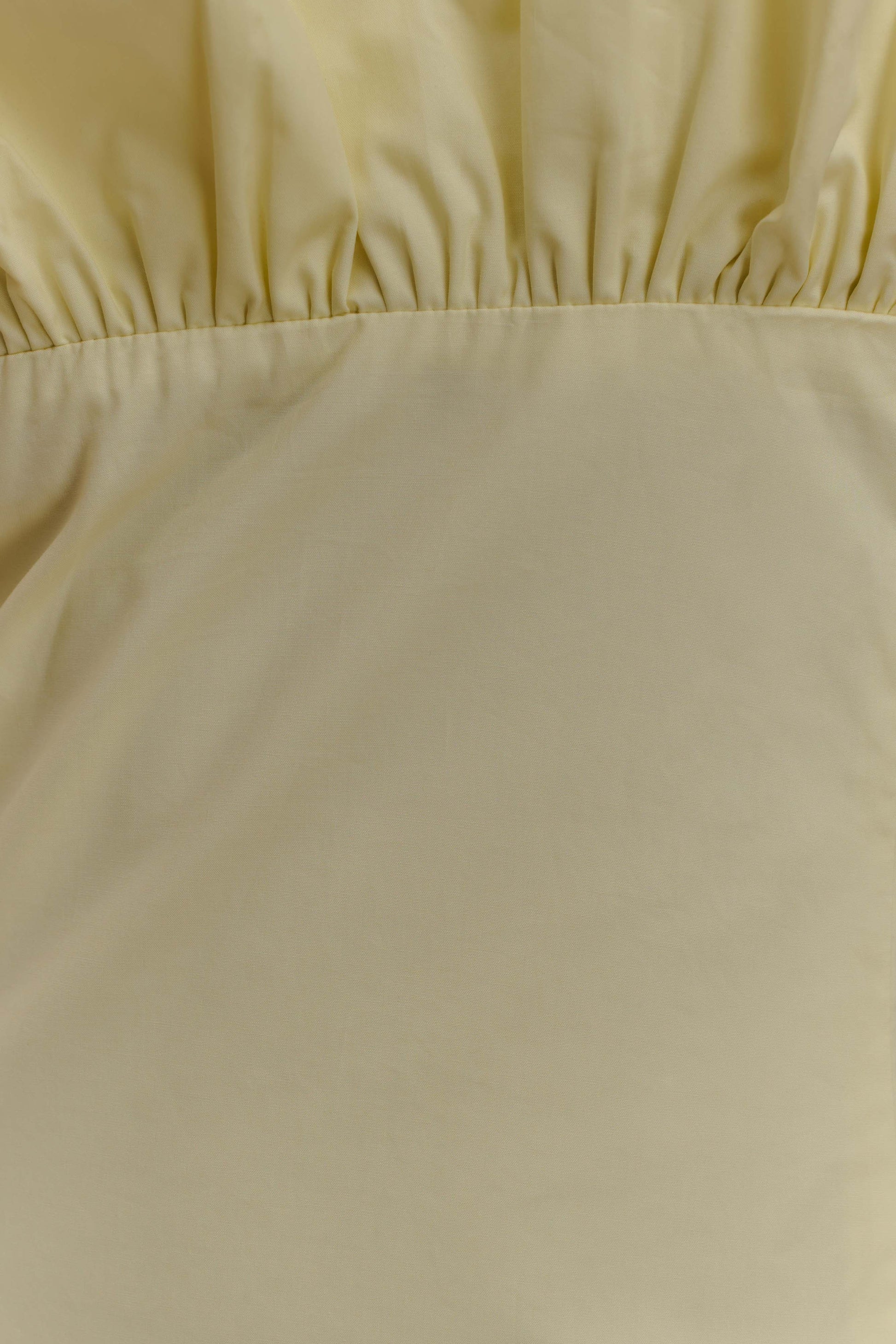 Janis Cotton Frill Maxi Dress - Lemon #5