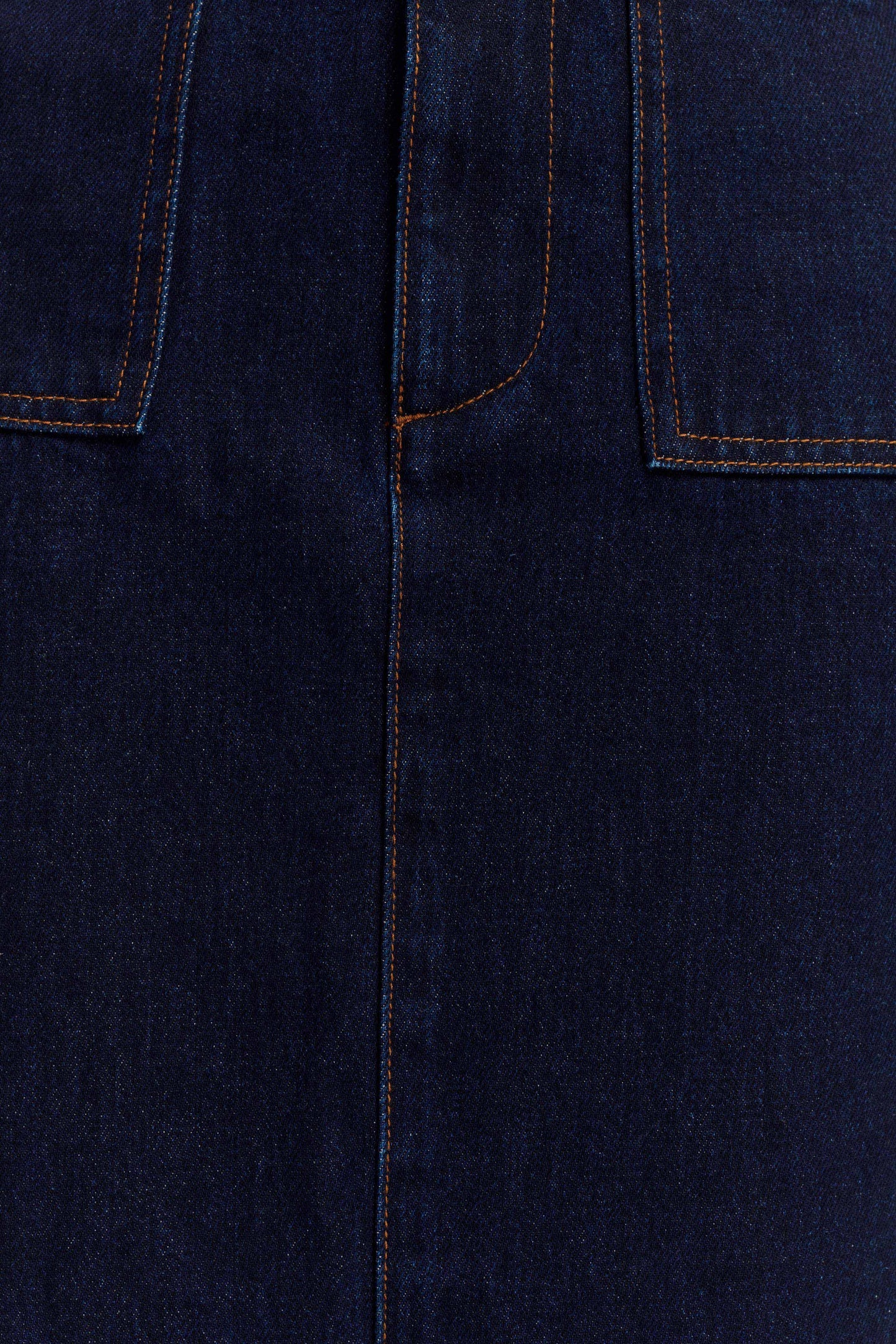 Fallon Denim Midi Skirt - Indigo Blue