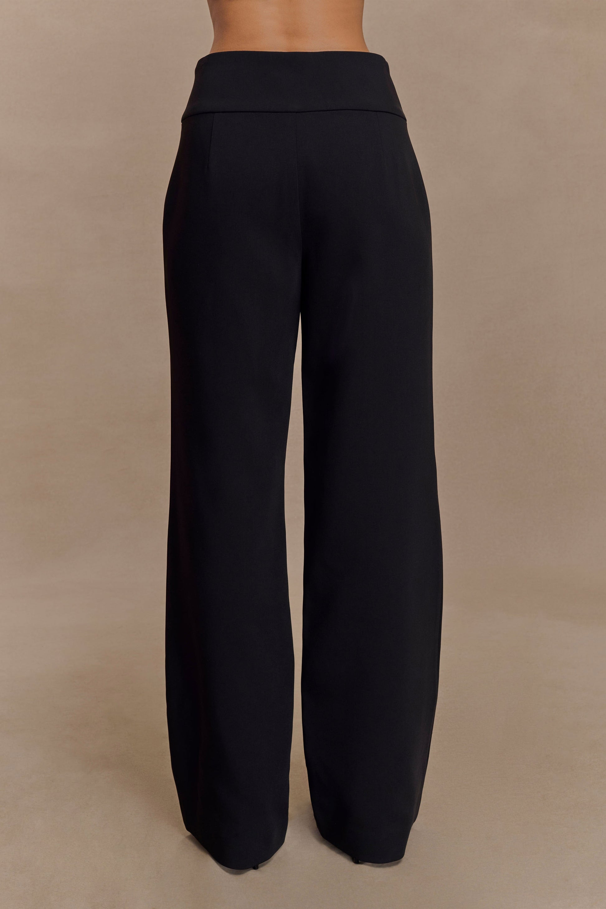 Lindie Straight Leg Suiting Pants - Black #6
