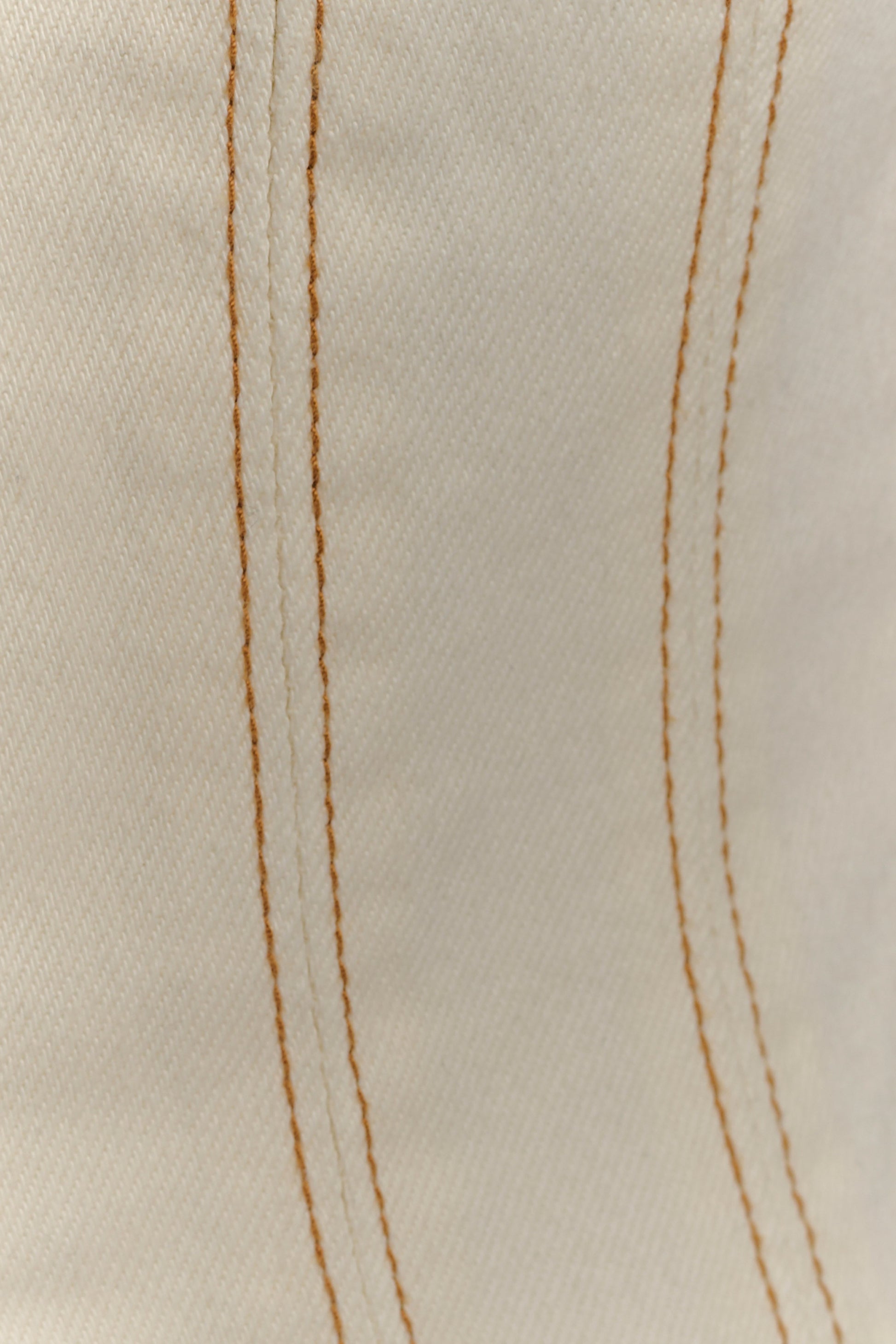 Loretta Cap Sleeve Denim Top - Ecru #7