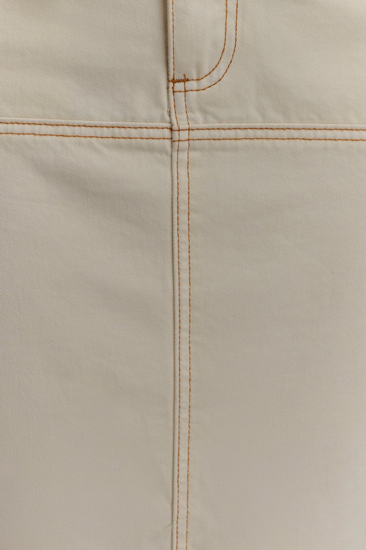 Loretta Denim Maxi Skirt - Ecru #6