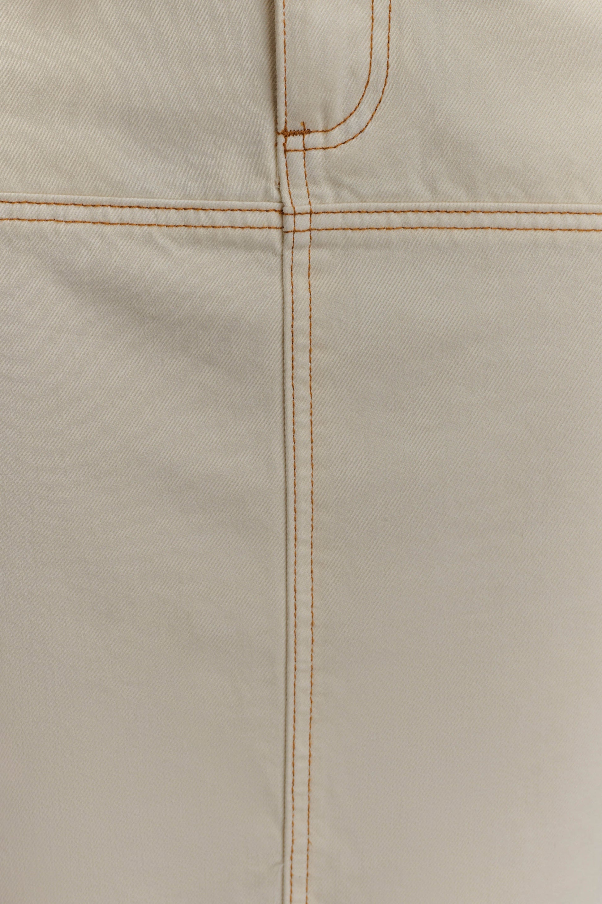 Loretta Denim Maxi Skirt - Ecru #7