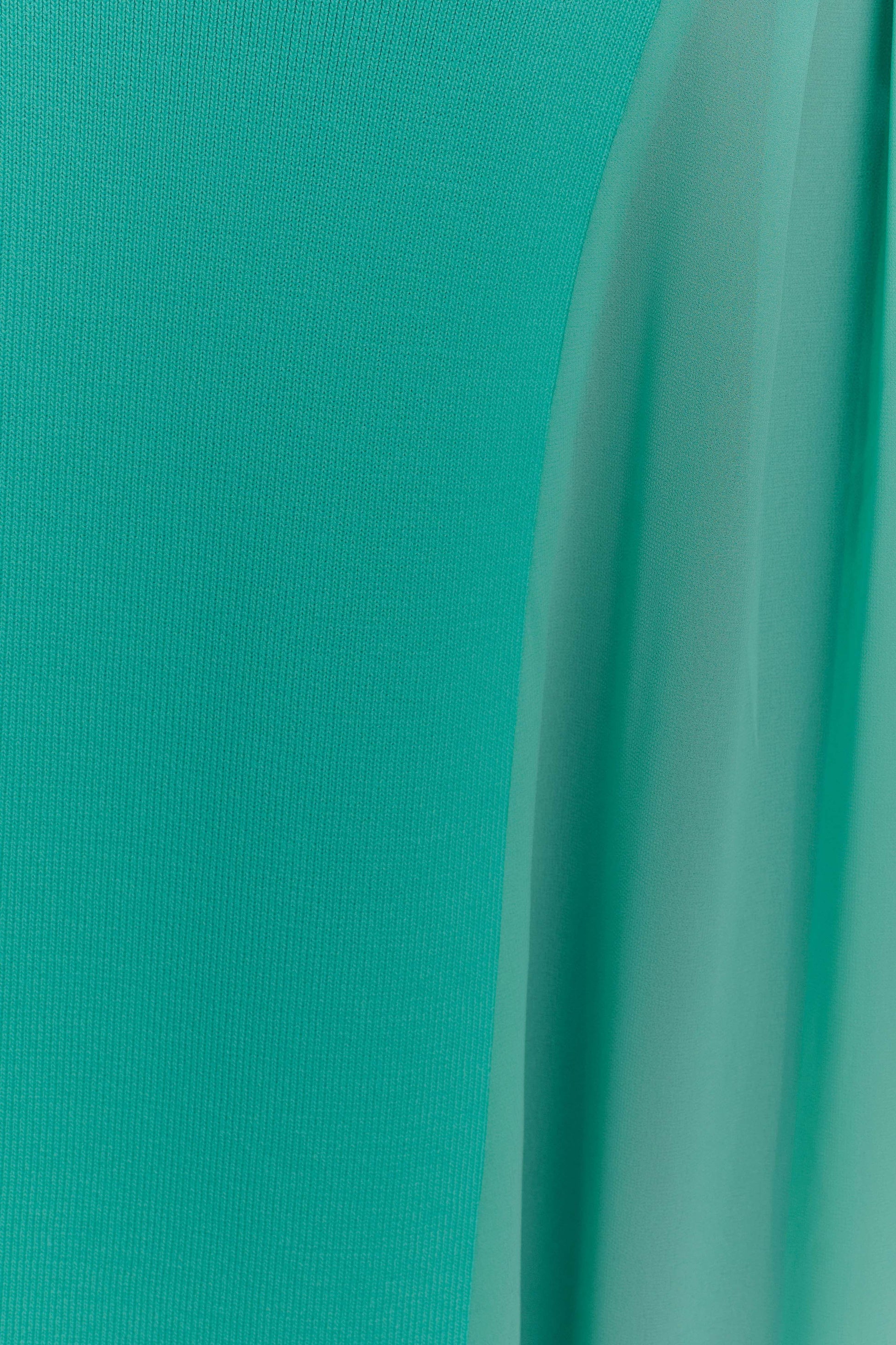 Soleil Knit And Mesh Halter Maxi Dress - Lagoon #5