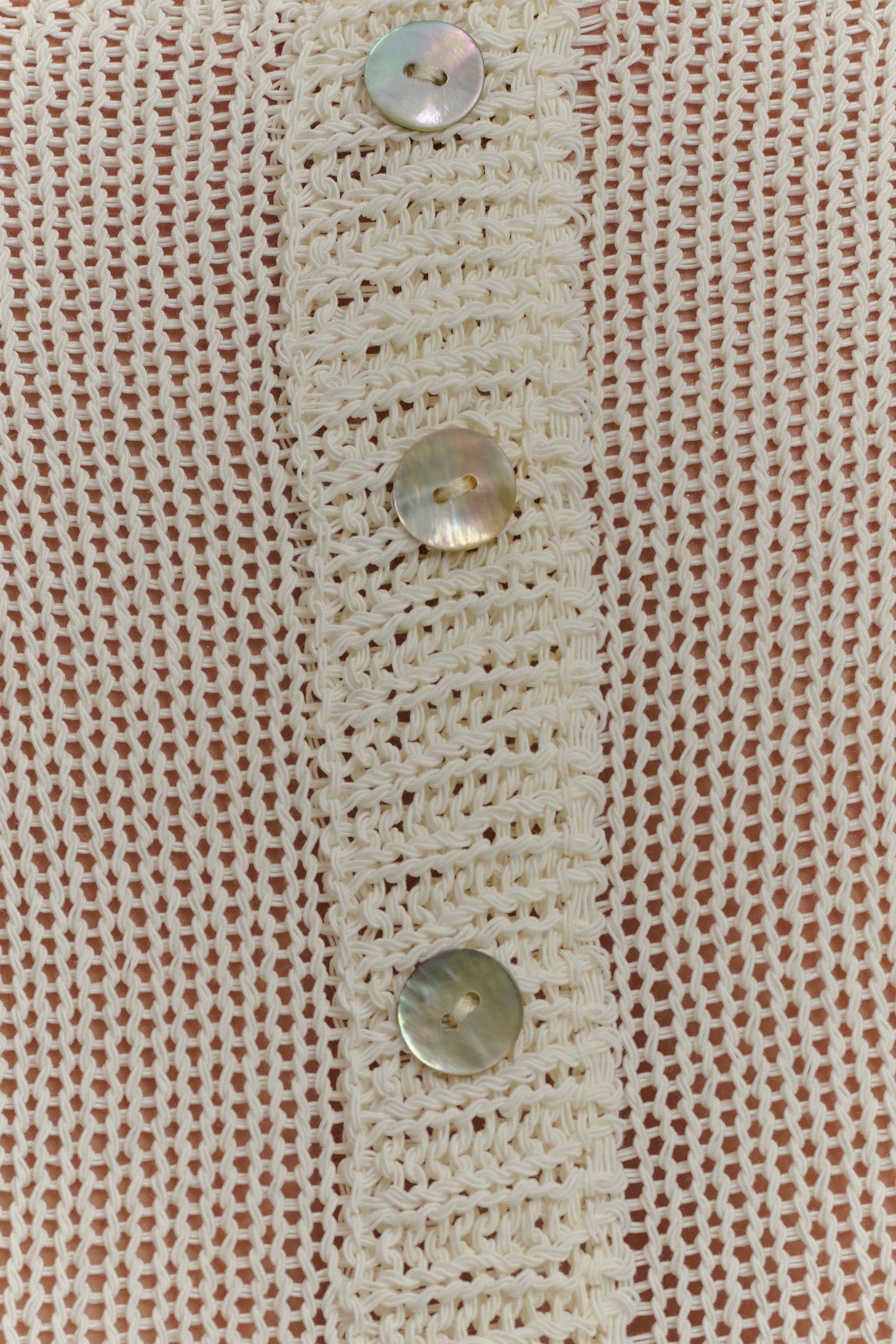 Eleanor Knit Frill Cardigan - White #7