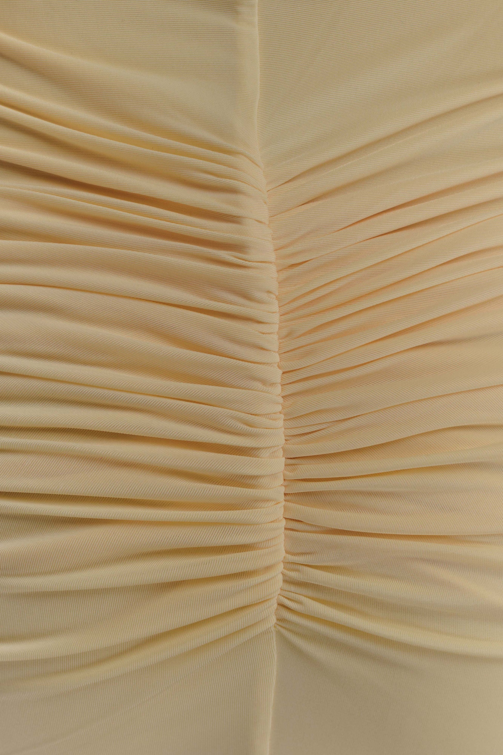 Rafaella Slinky And Mesh Maxi Dress - Lemon #5