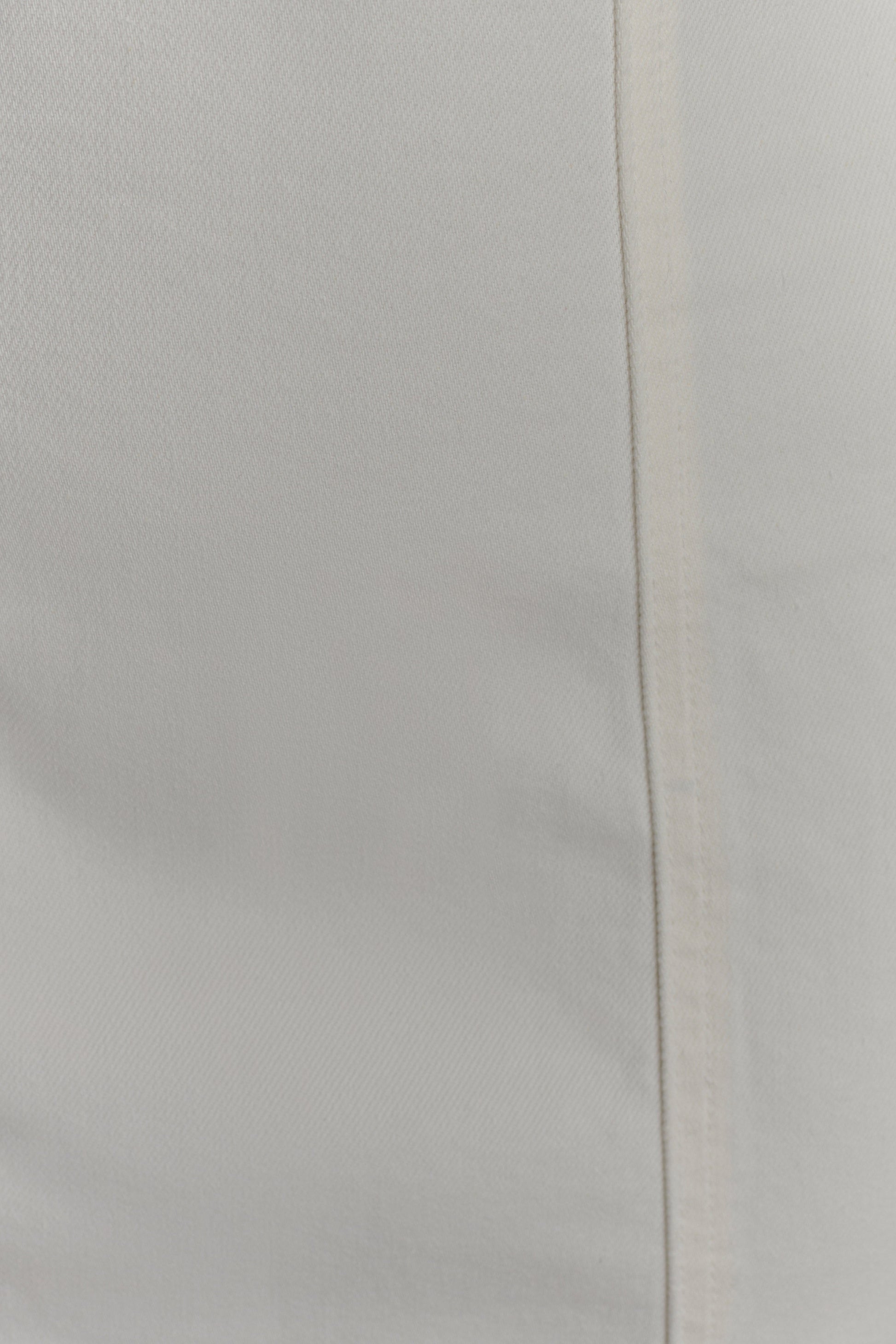 Pascale Off Shoulder Denim Mini Dress - White #9