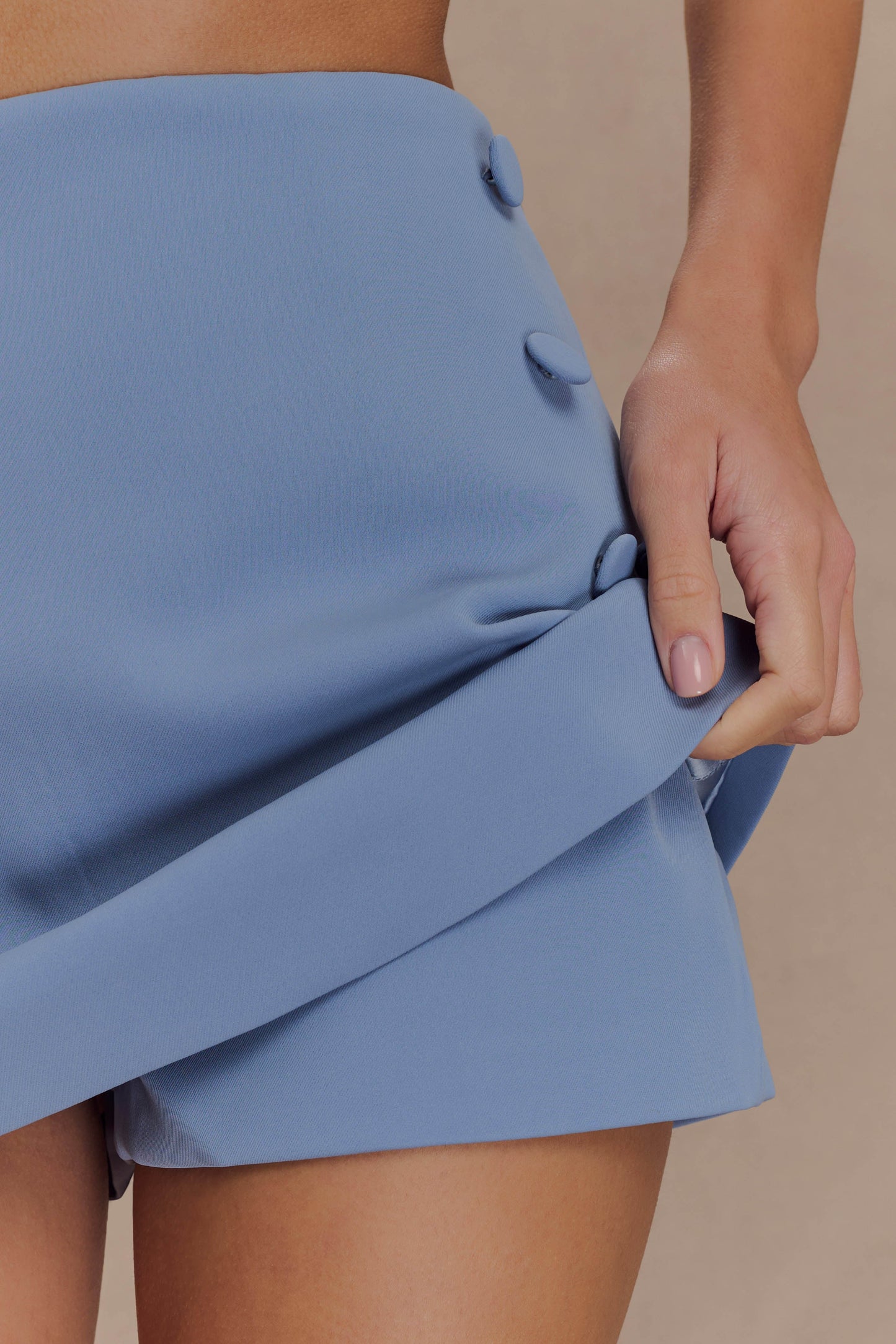 Jaime Suiting Mini Skort - Ocean Blue