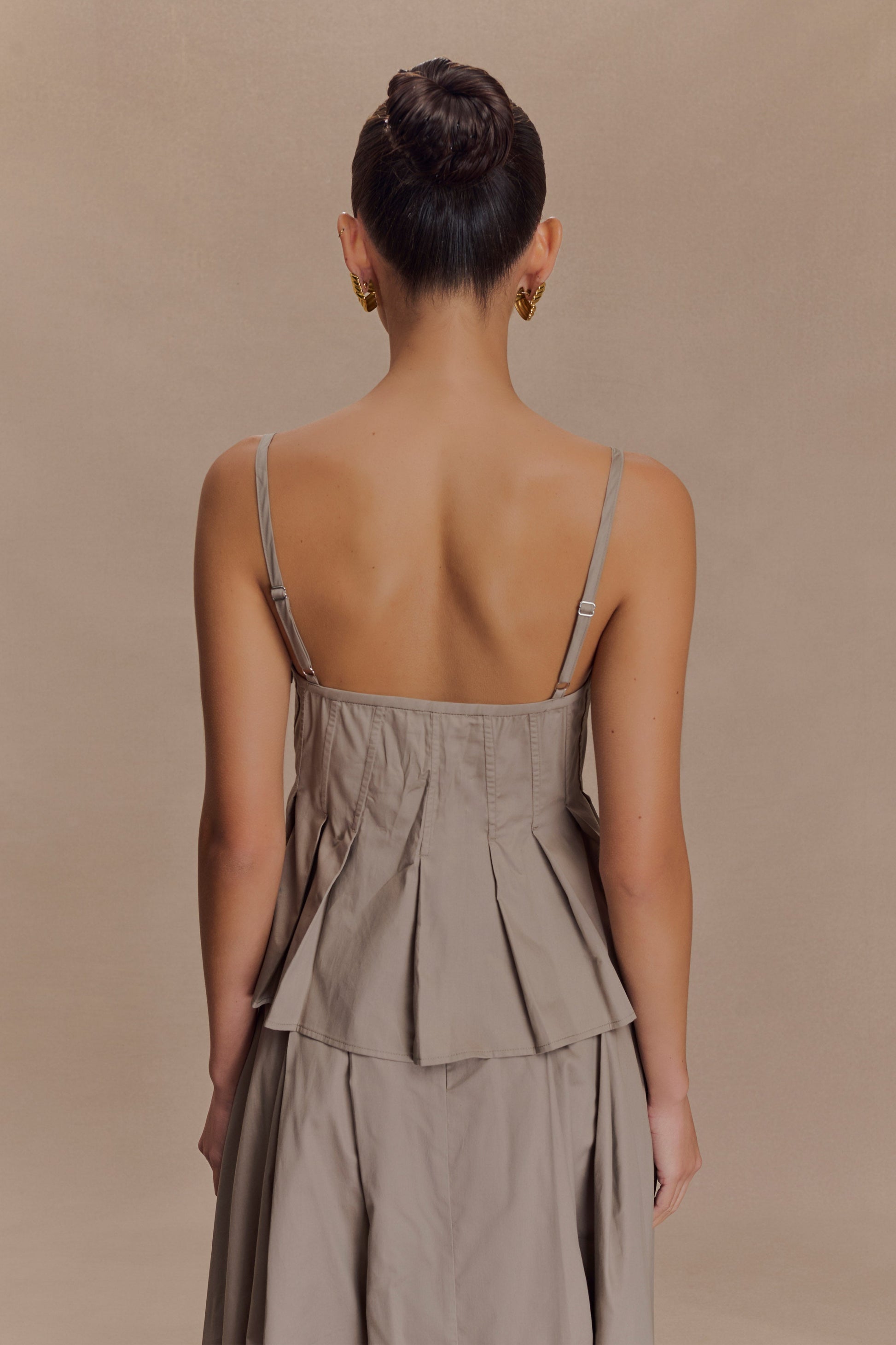 Mae Cotton Top - Pebble Brown #2