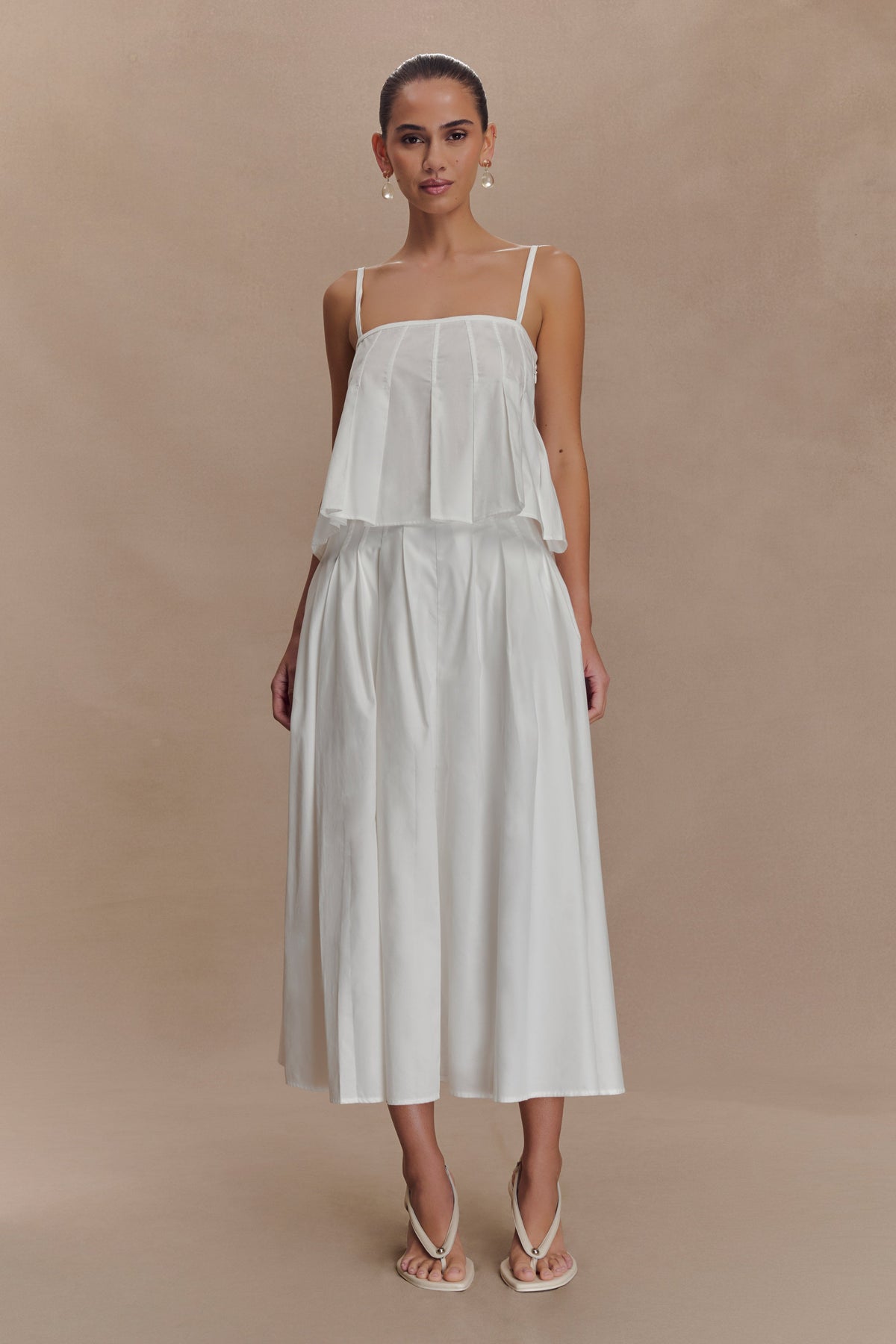Mae Cotton Top - White #6