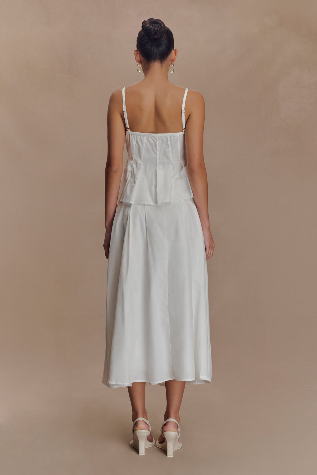 Mae Cotton Top - White #5