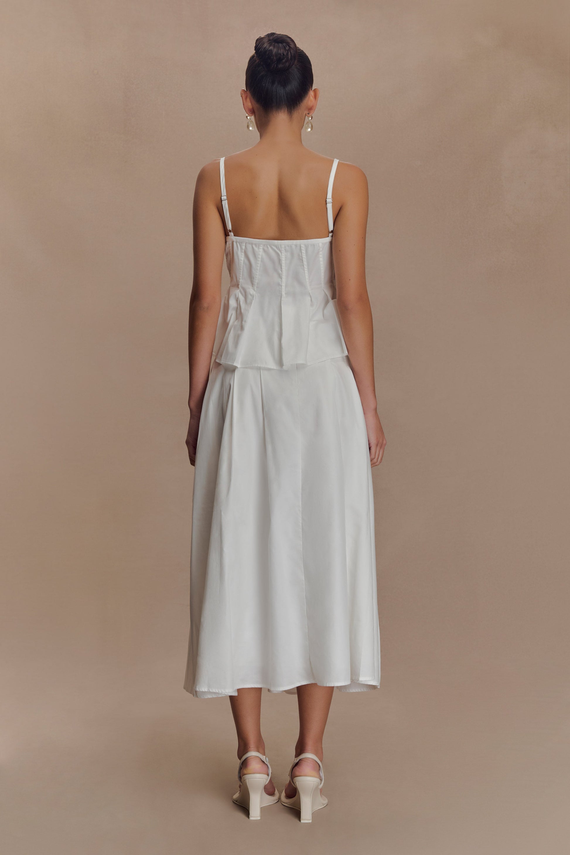 Mae Cotton Top - White #5