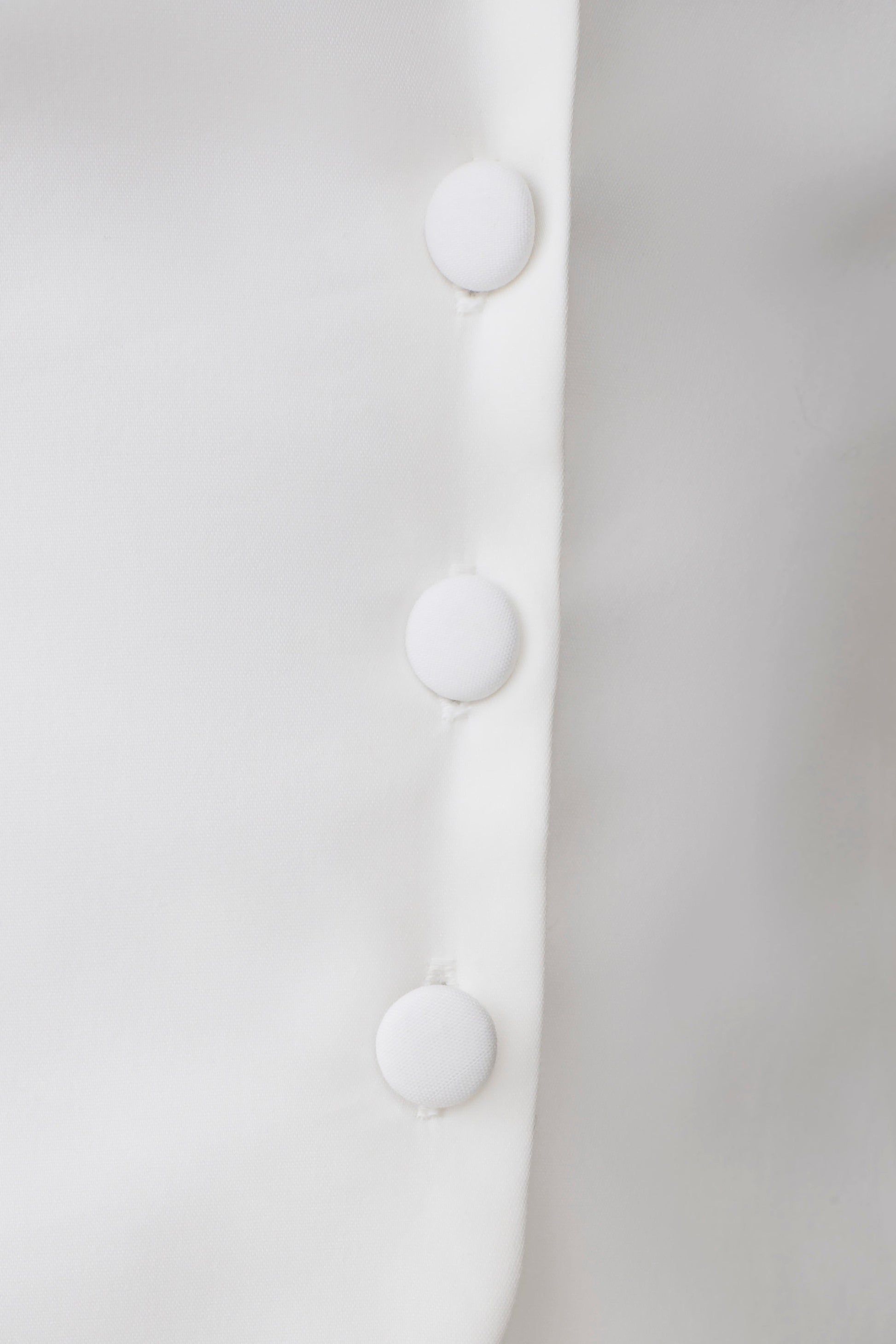 Billie Off Shoulder Sleeveless Button Top - White #10