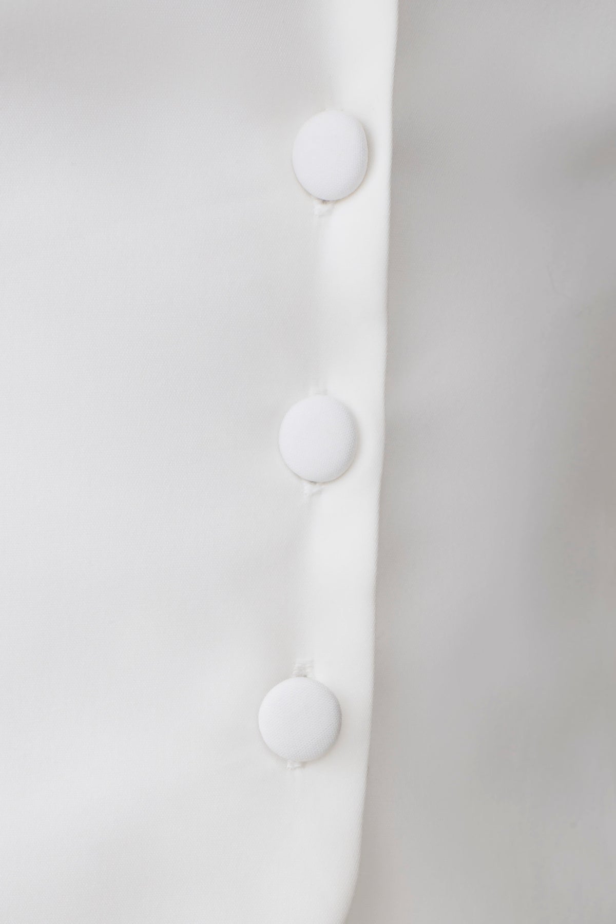 Billie Off Shoulder Sleeveless Button Top - White #10