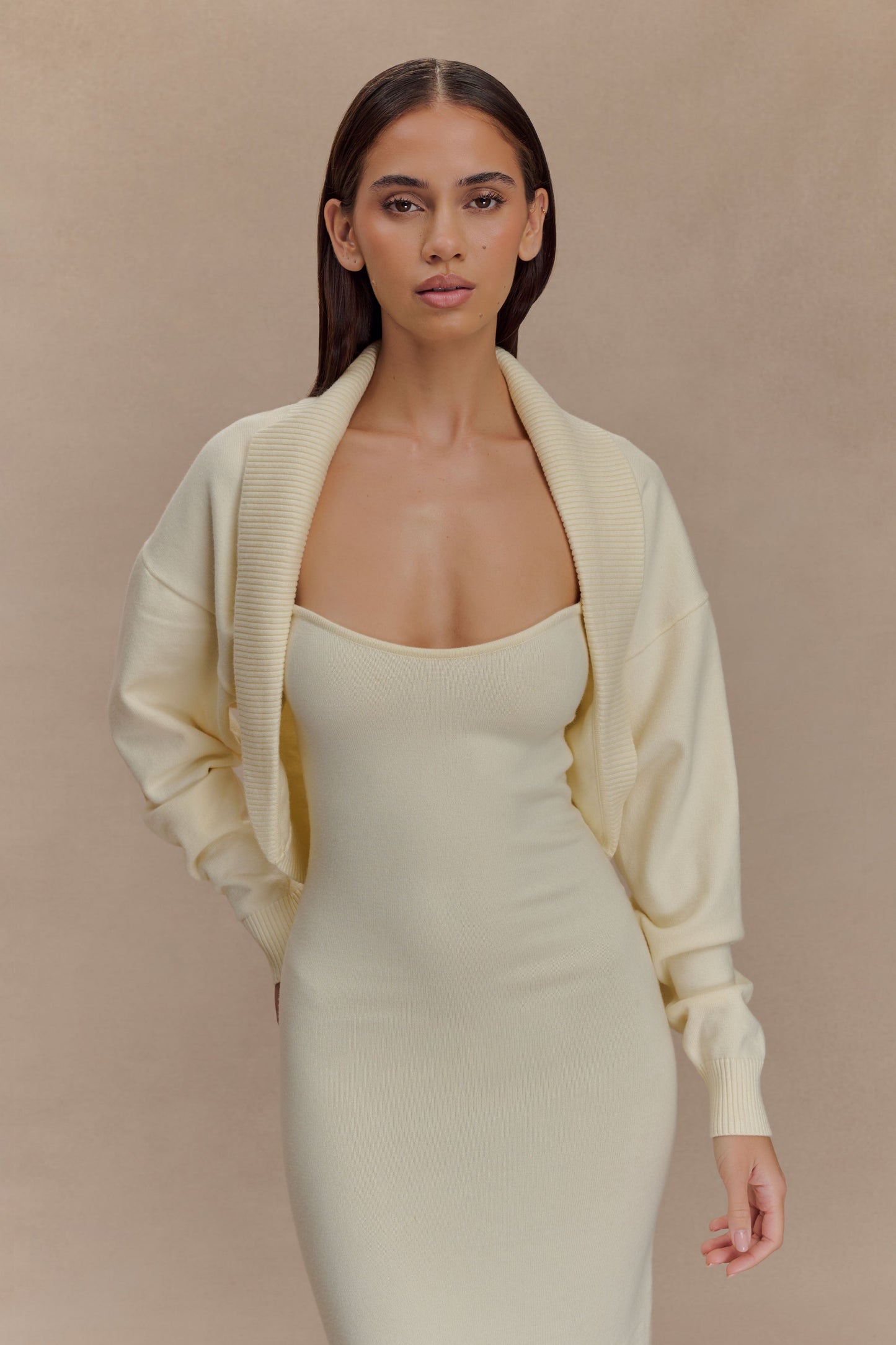 Kingston Knit Maxi Dress - Ivory