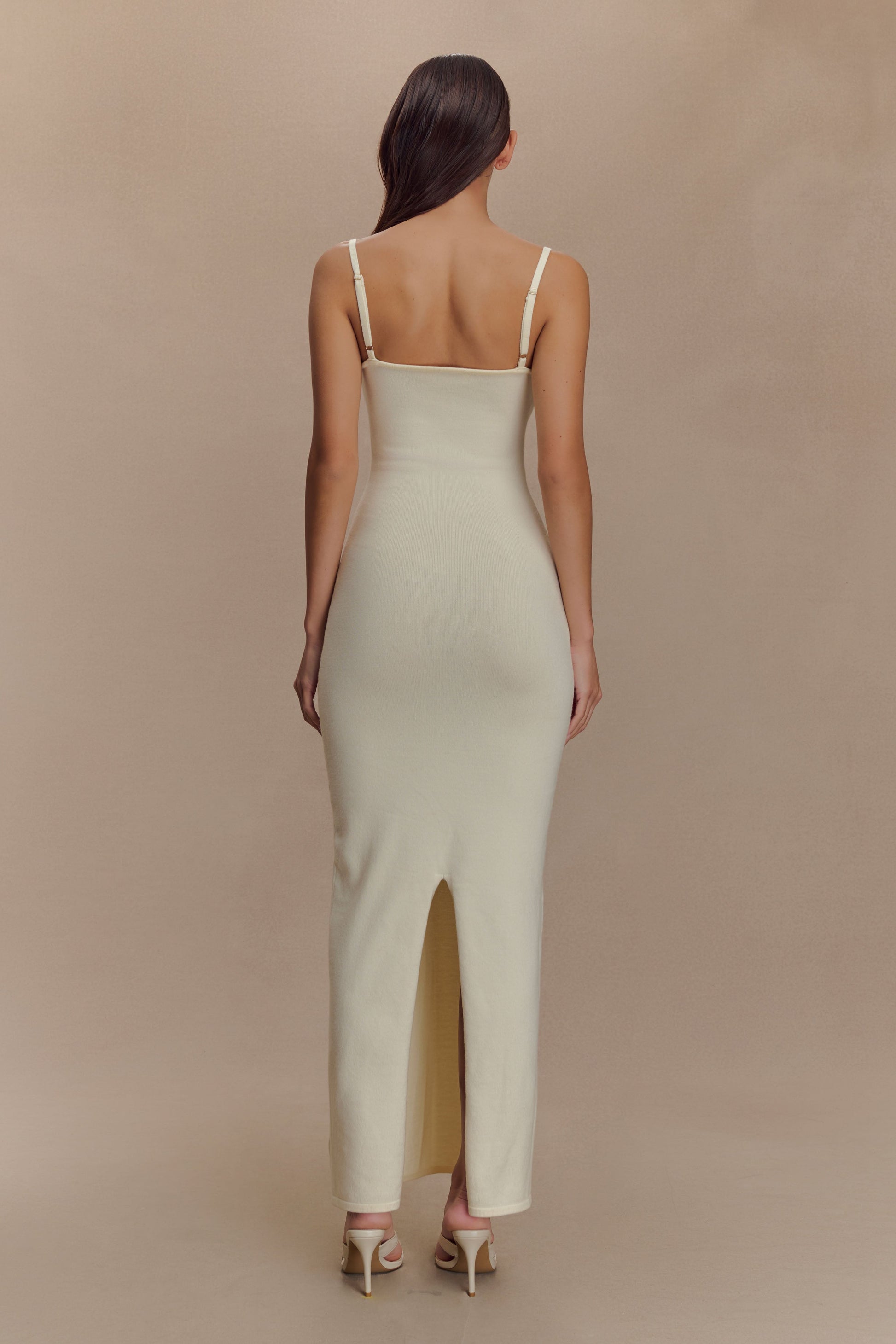 Kingston Knit Maxi Dress - Ivory #7