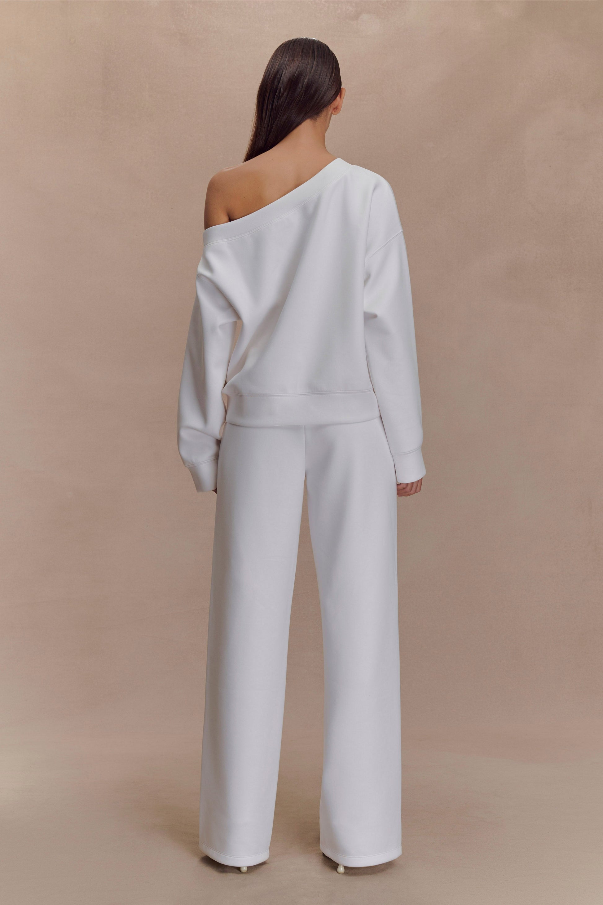 August Straight Leg Jogger - Ivory #6