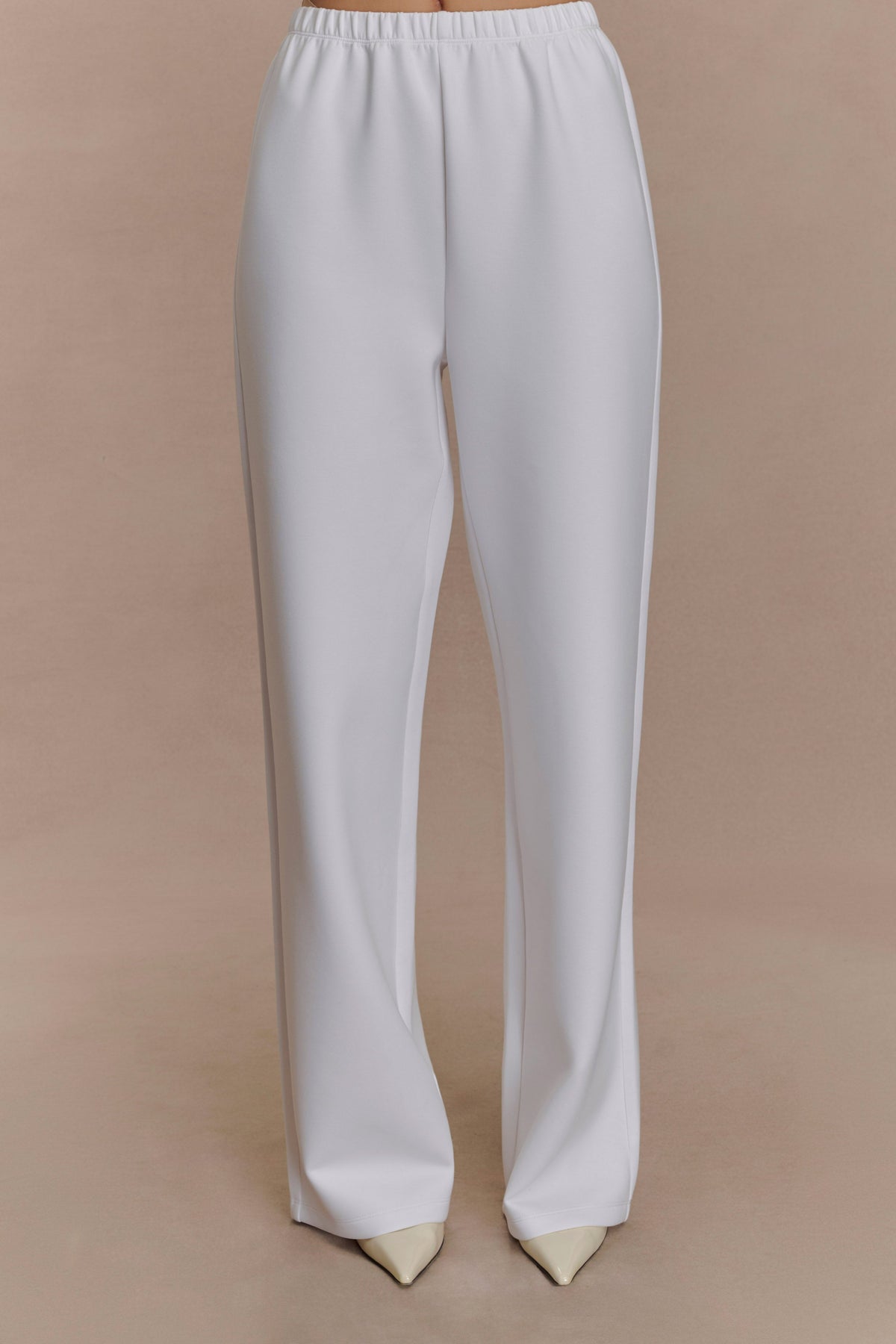 August Straight Leg Jogger - Ivory #2