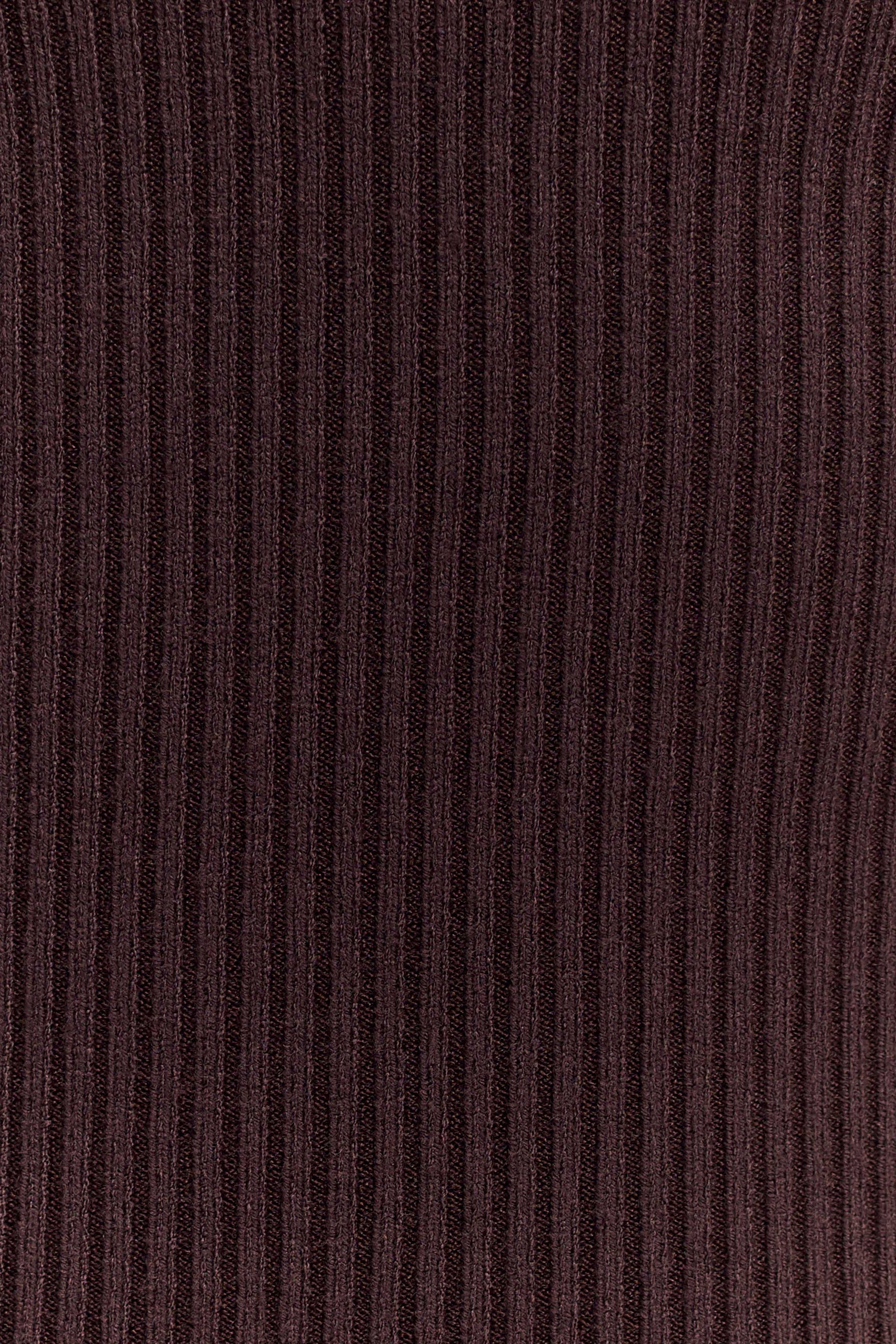 Natalya Ribbed Knit Cami Top - Dark Chocolate #7