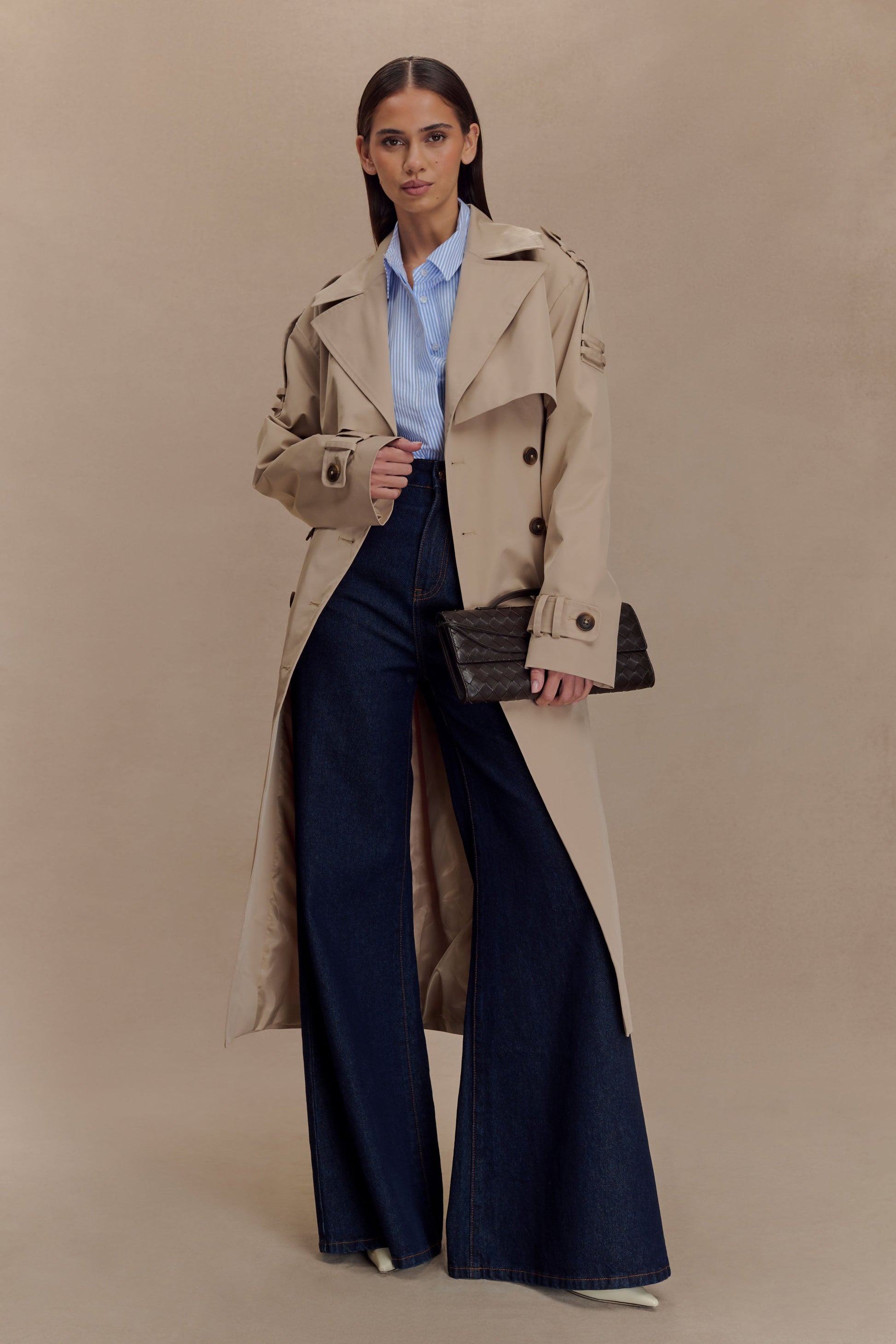 Lois Twill Trench Coat - Camel #4