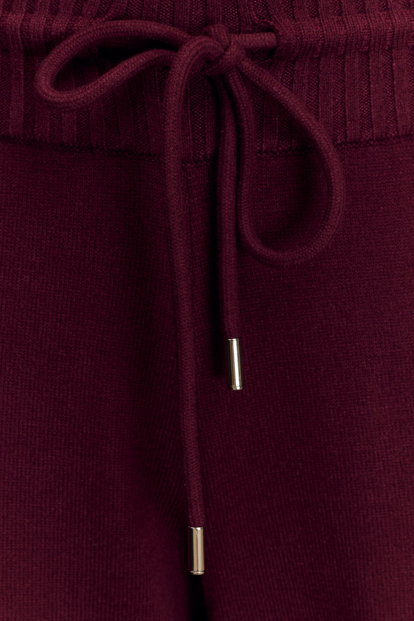 Natalya Knit Wide Leg Pants - Merlot