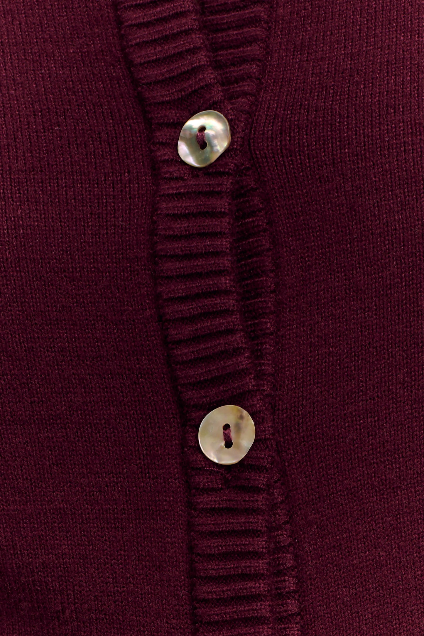Reese Fitted Knit Cardigan - Merlot
