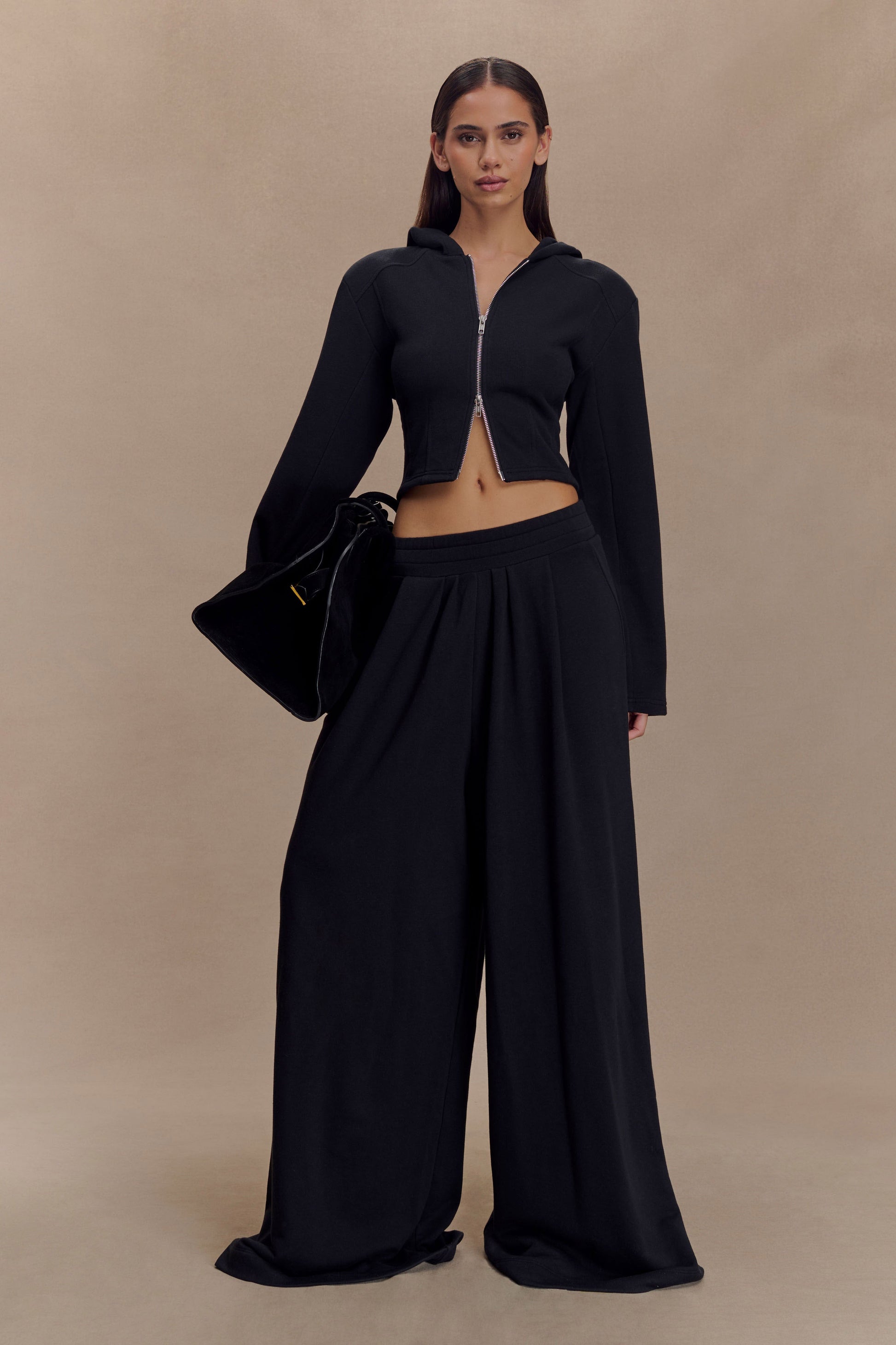 Quinn Zip Up Hoodie - Black #5