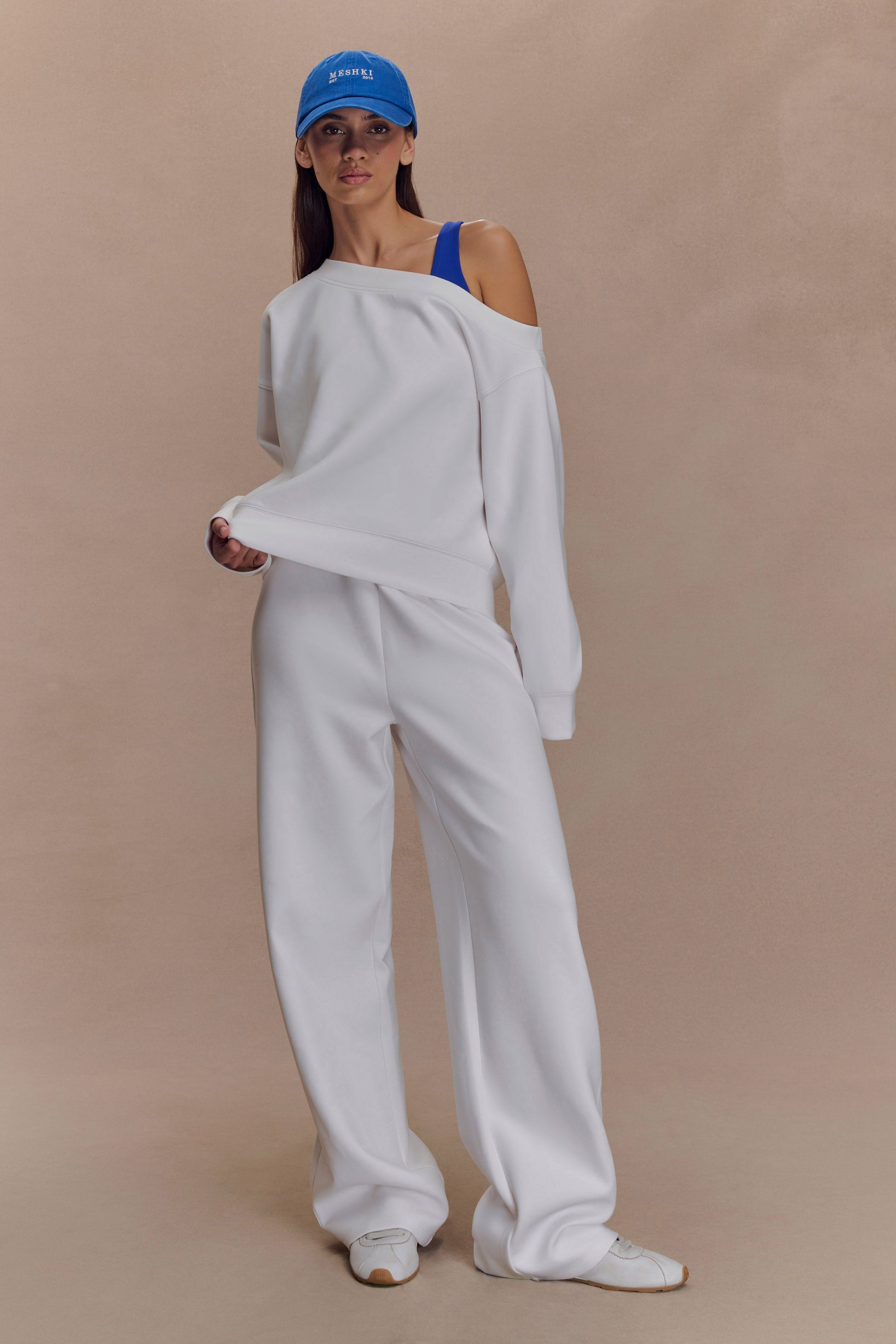 August Straight Leg Jogger - Ivory #8