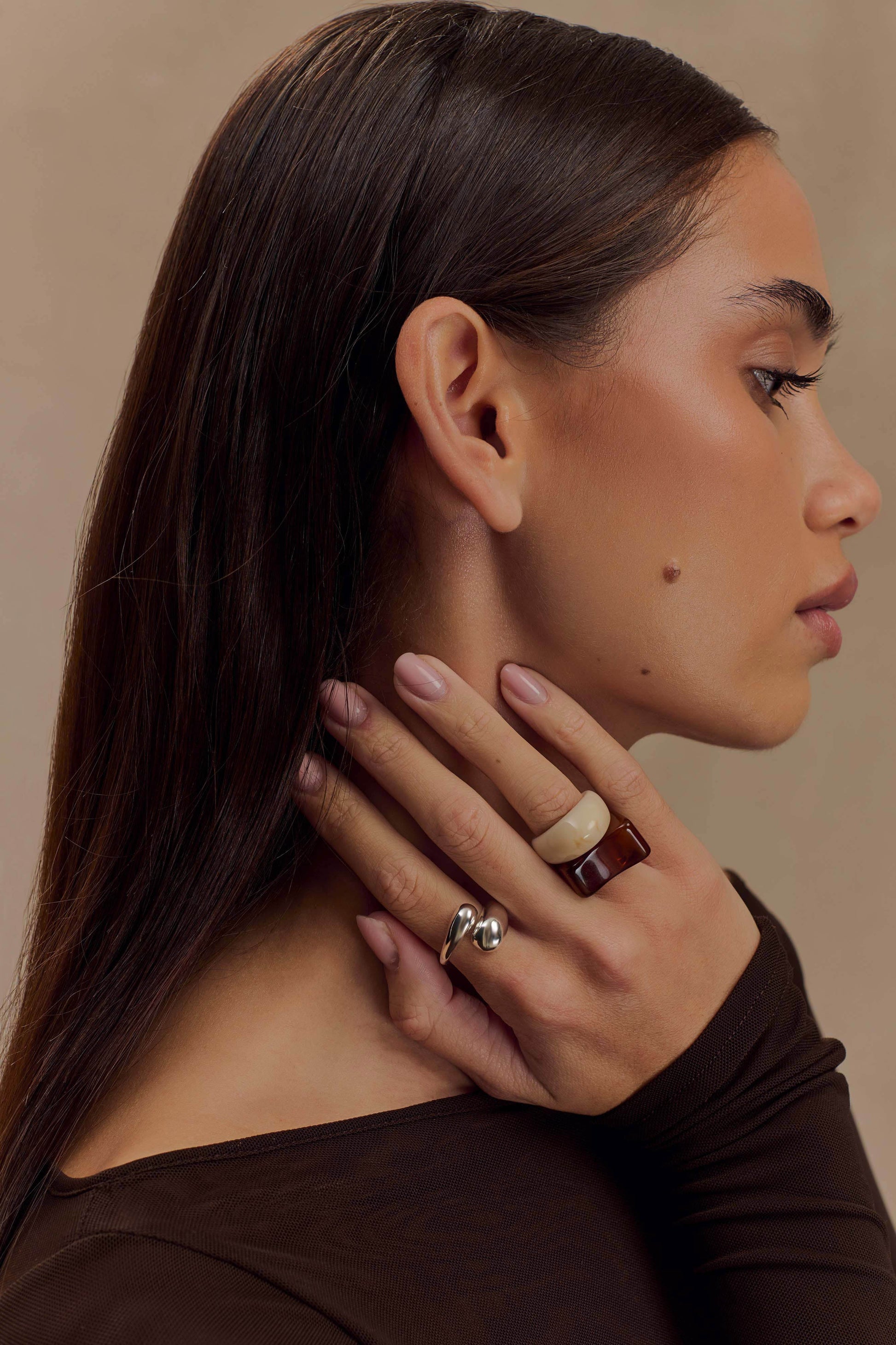 Romeo 3 Stack Ring Set - Silver #3