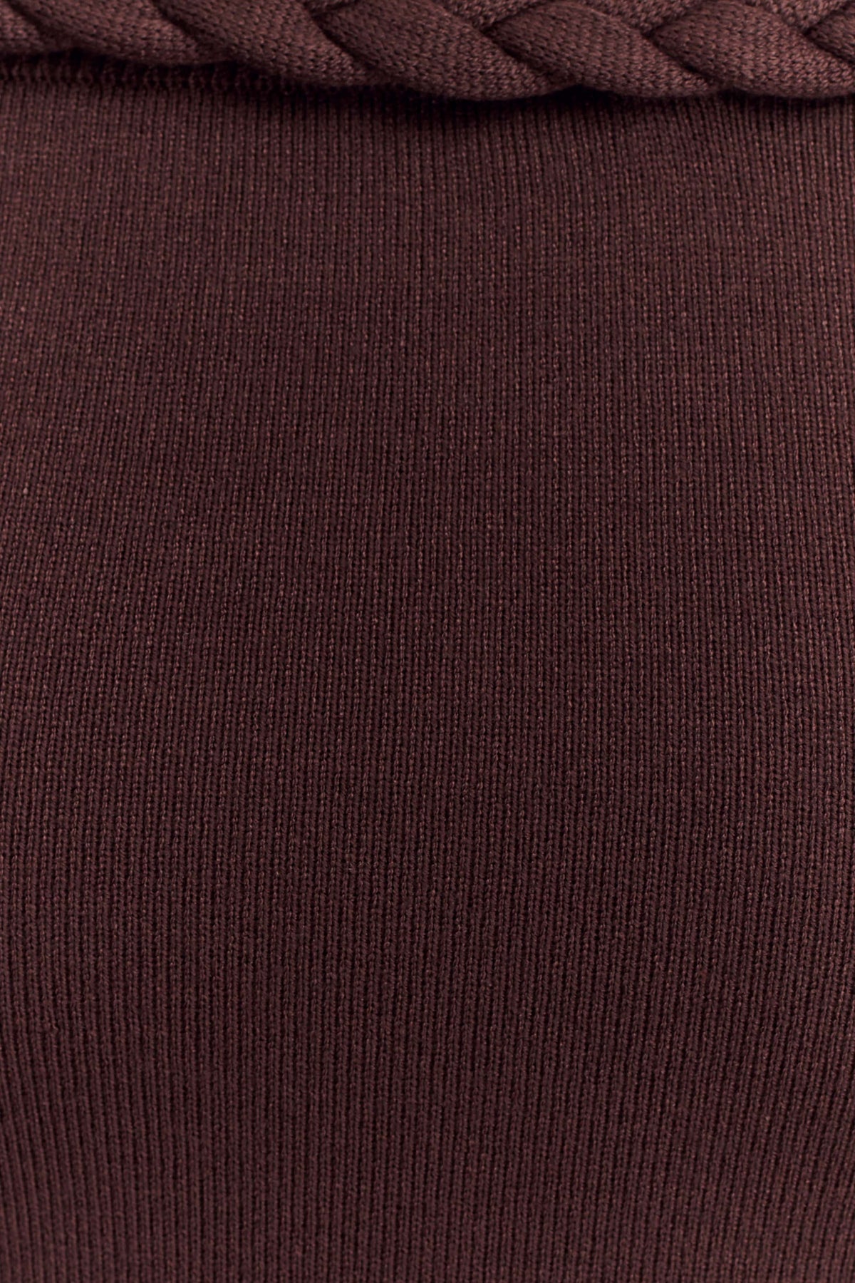 Heidi Strapless Knit Scarf Maxi Dress - Dark Chocolate #5
