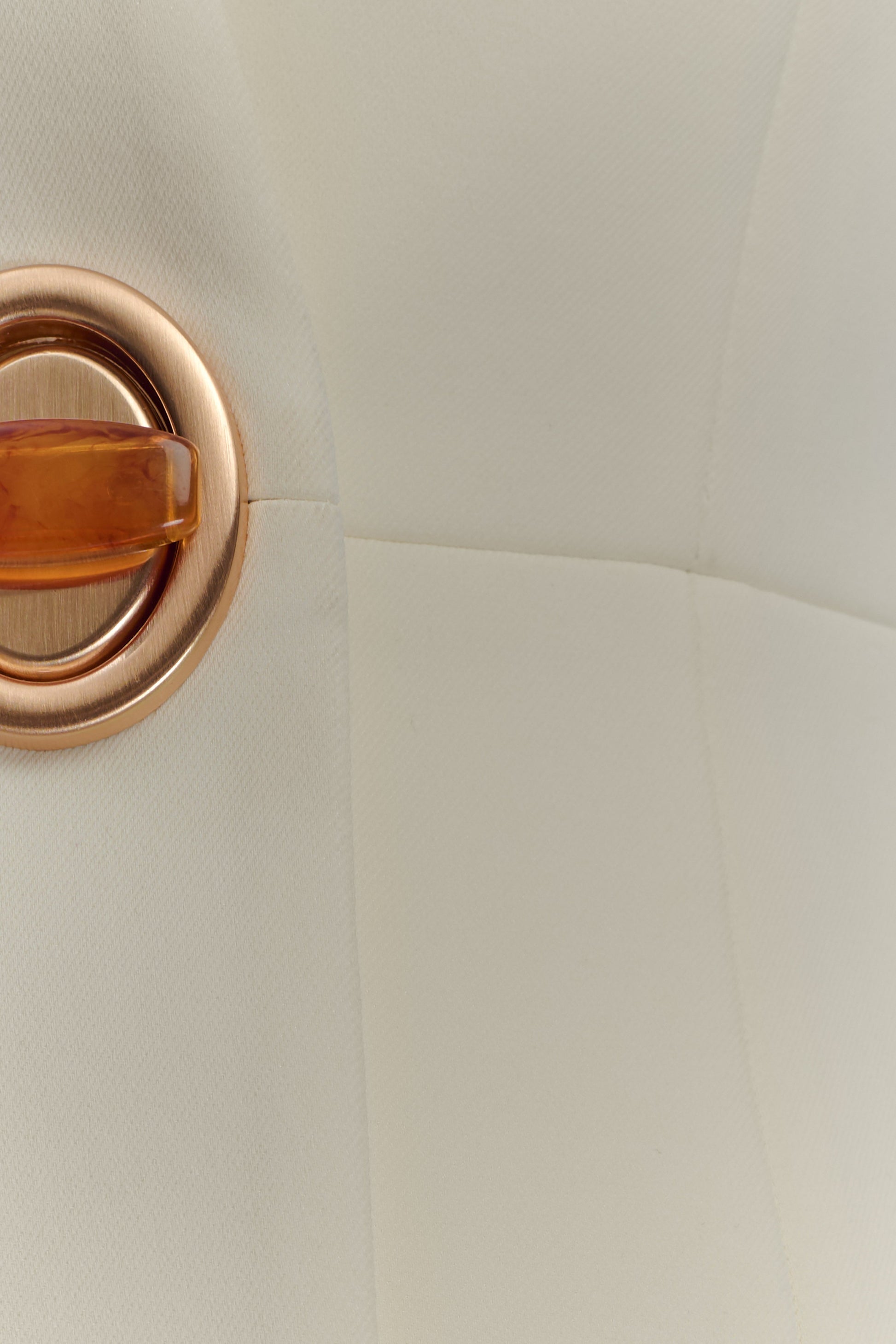 Angelie Suiting Vest Top - Ivory #7