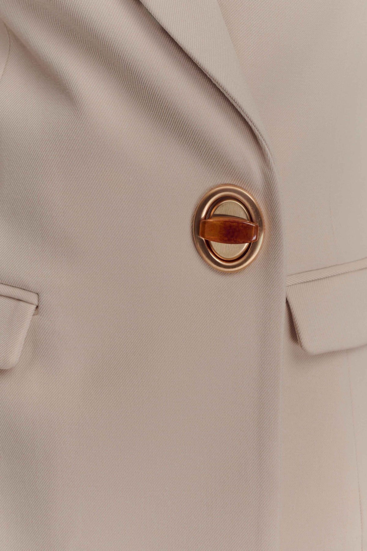 Max Cinched Waist Blazer - Ivory Stone #7