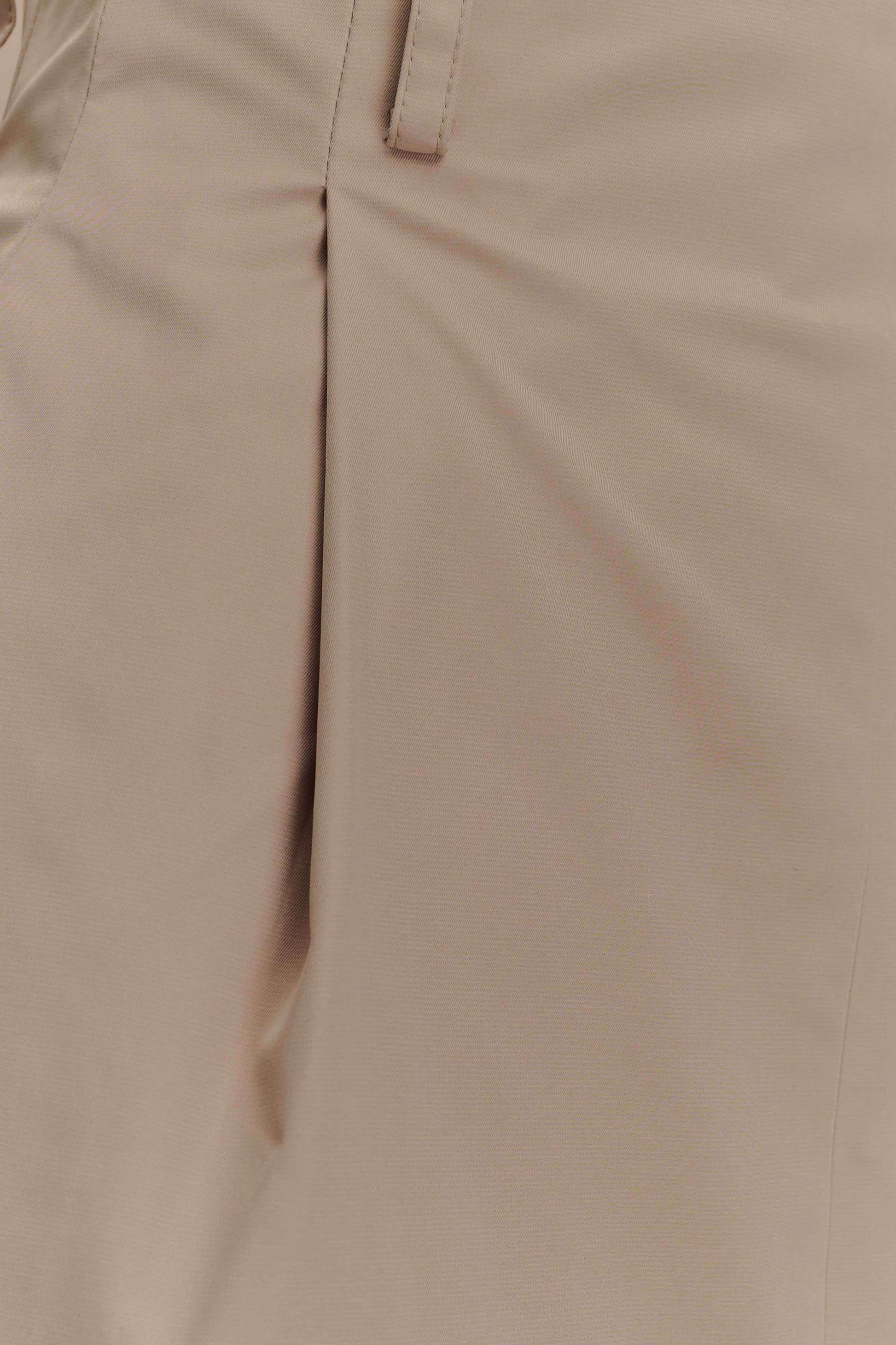 Vera Twill Split Front Midi Skirt - Camel #7