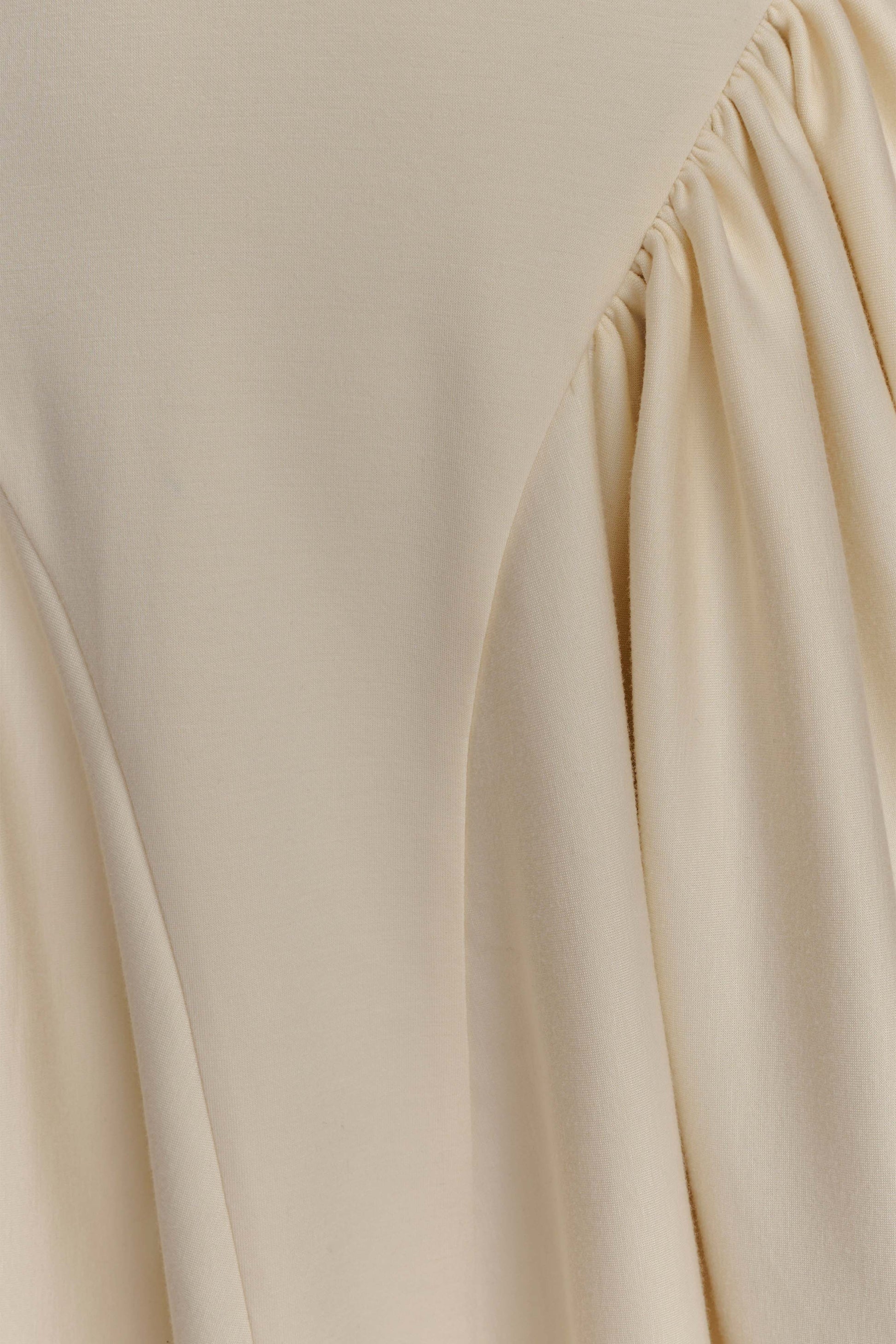 Sharon Scuba Jersey Mini Dress - Ivory #6