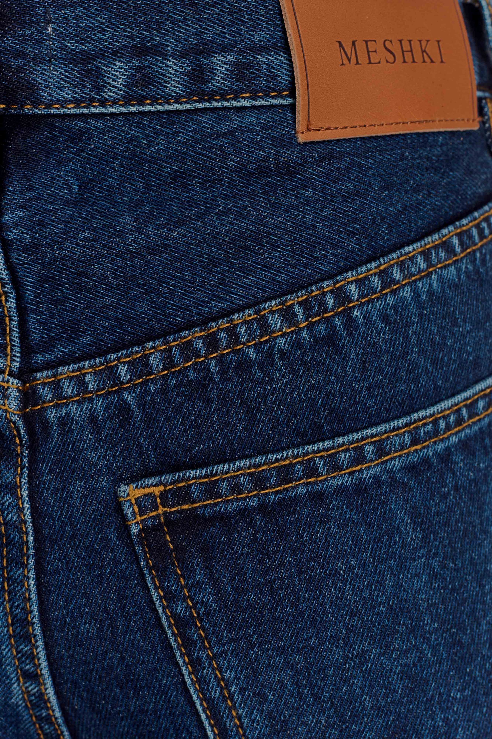 Laina Mid Rise Diamante Denim Jeans - Midnight Blue #8