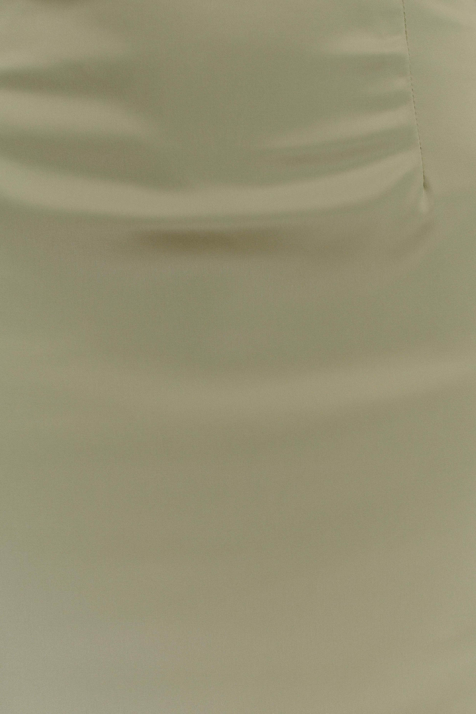 Harper One Shoulder Gown - Sage #6