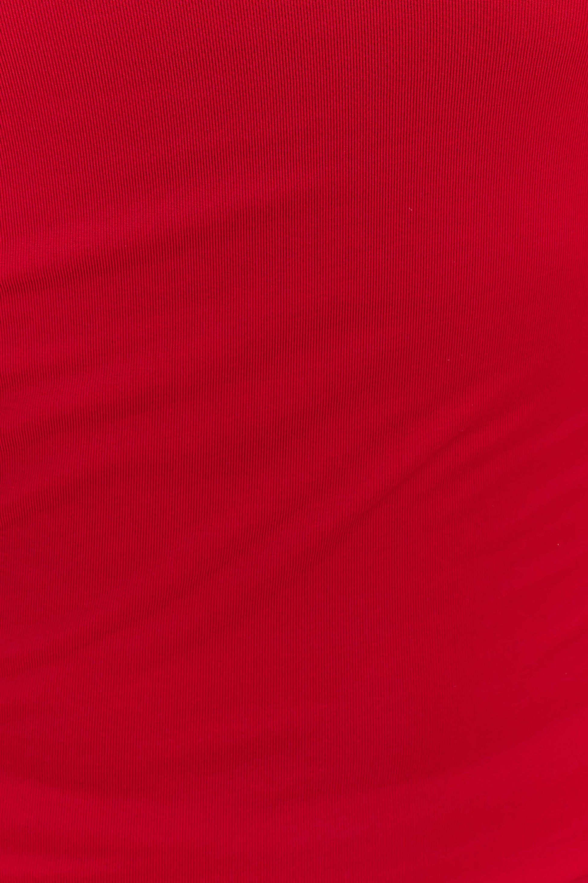 Bruna Slinky Fishtail Maxi Skirt - Red #5