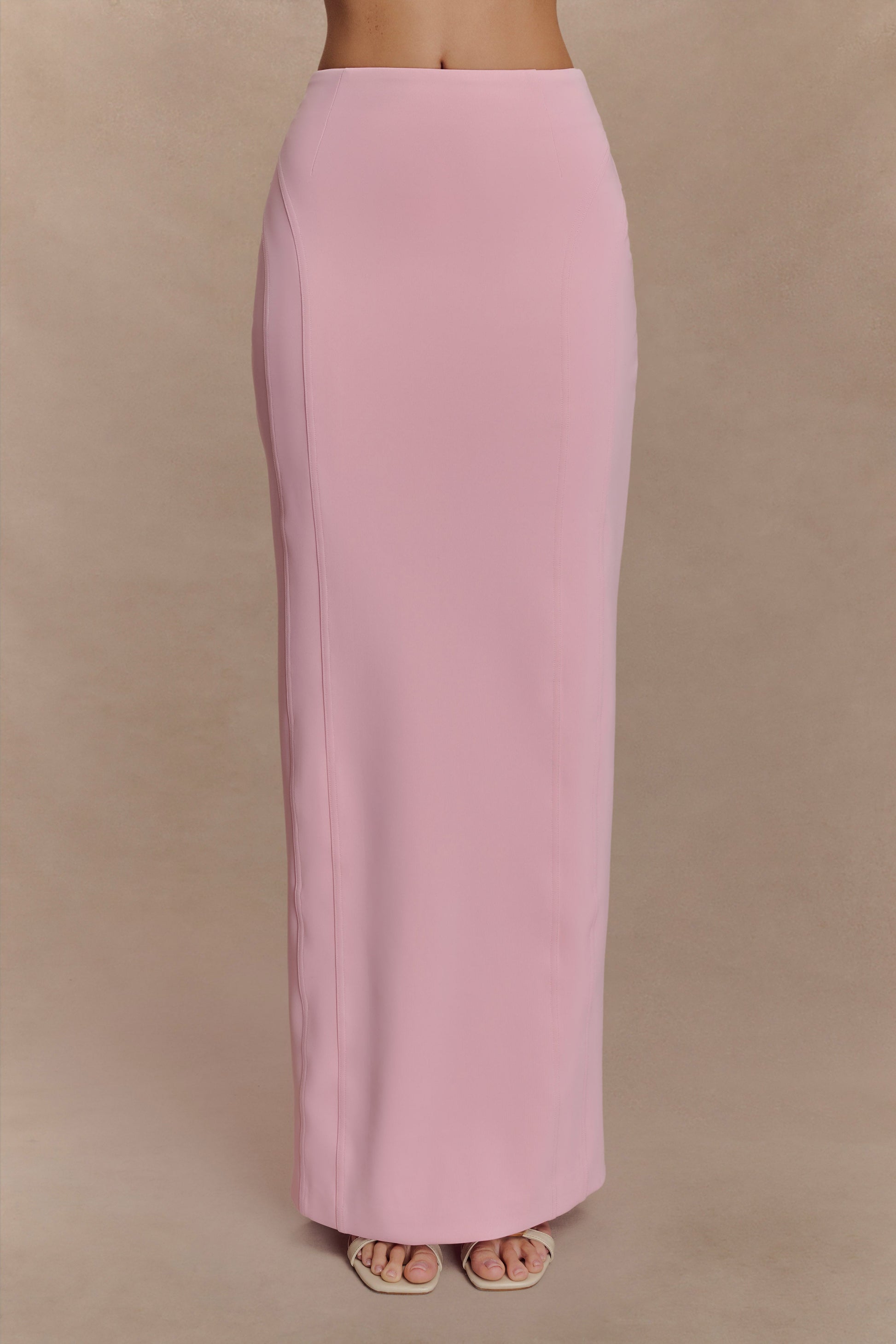 Alma High Waist Maxi Skirt - Candy Pink #2