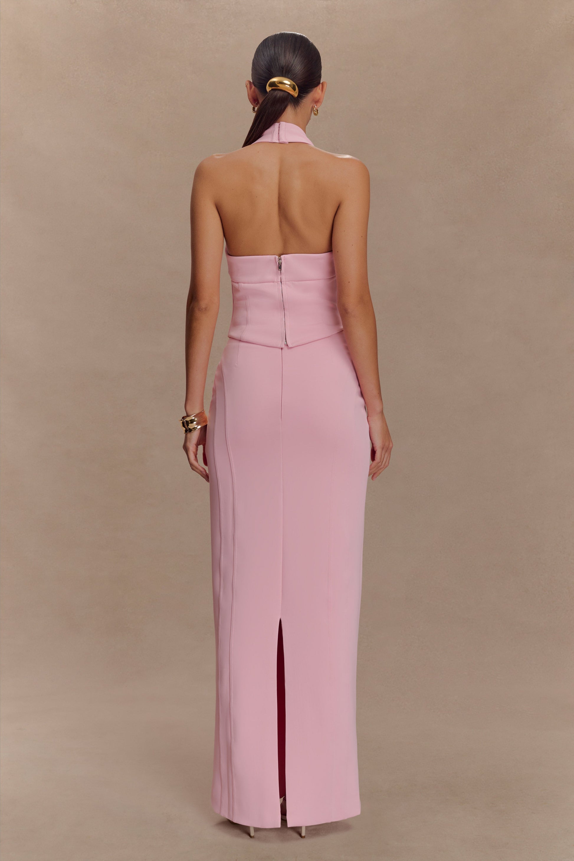 Meadow Corset Halter Top - Candy Pink #7