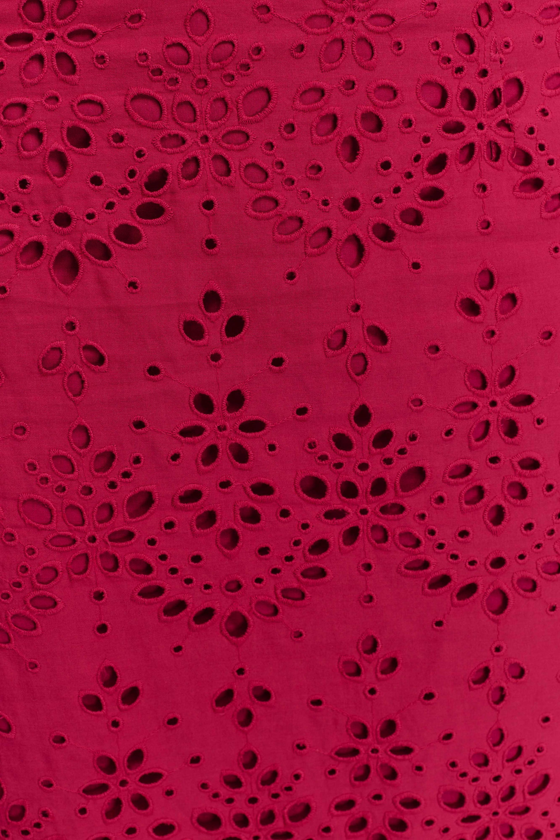 Kensley Broderie Halter Top - Dragonfruit #8