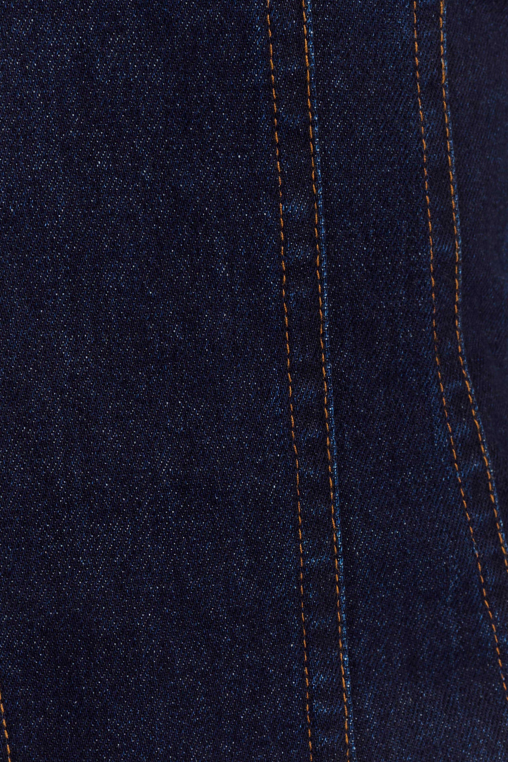 Meadow Denim Corset Halter Top - Indigo Blue #7